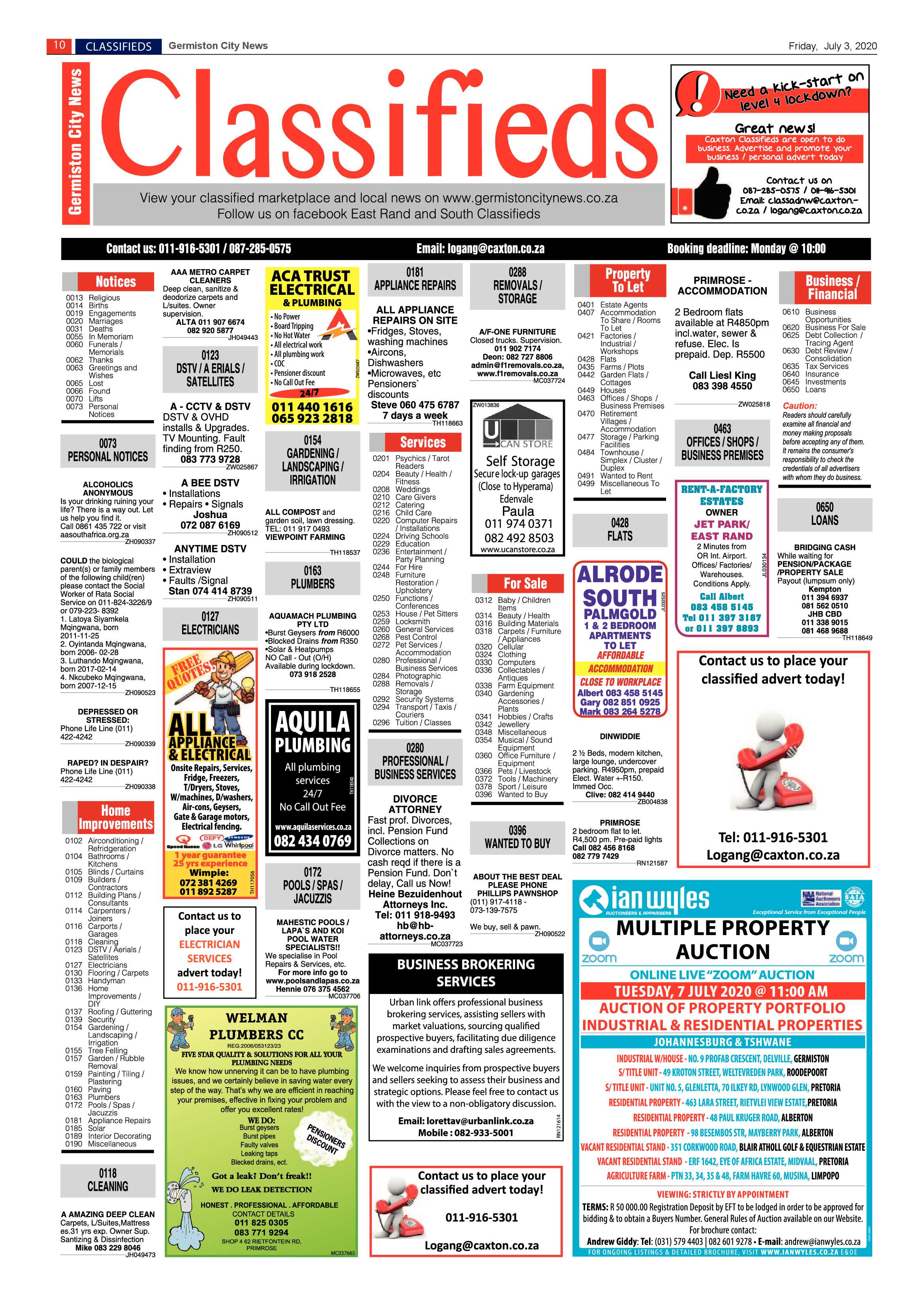 Germiston City News 01 July 2020 page 10