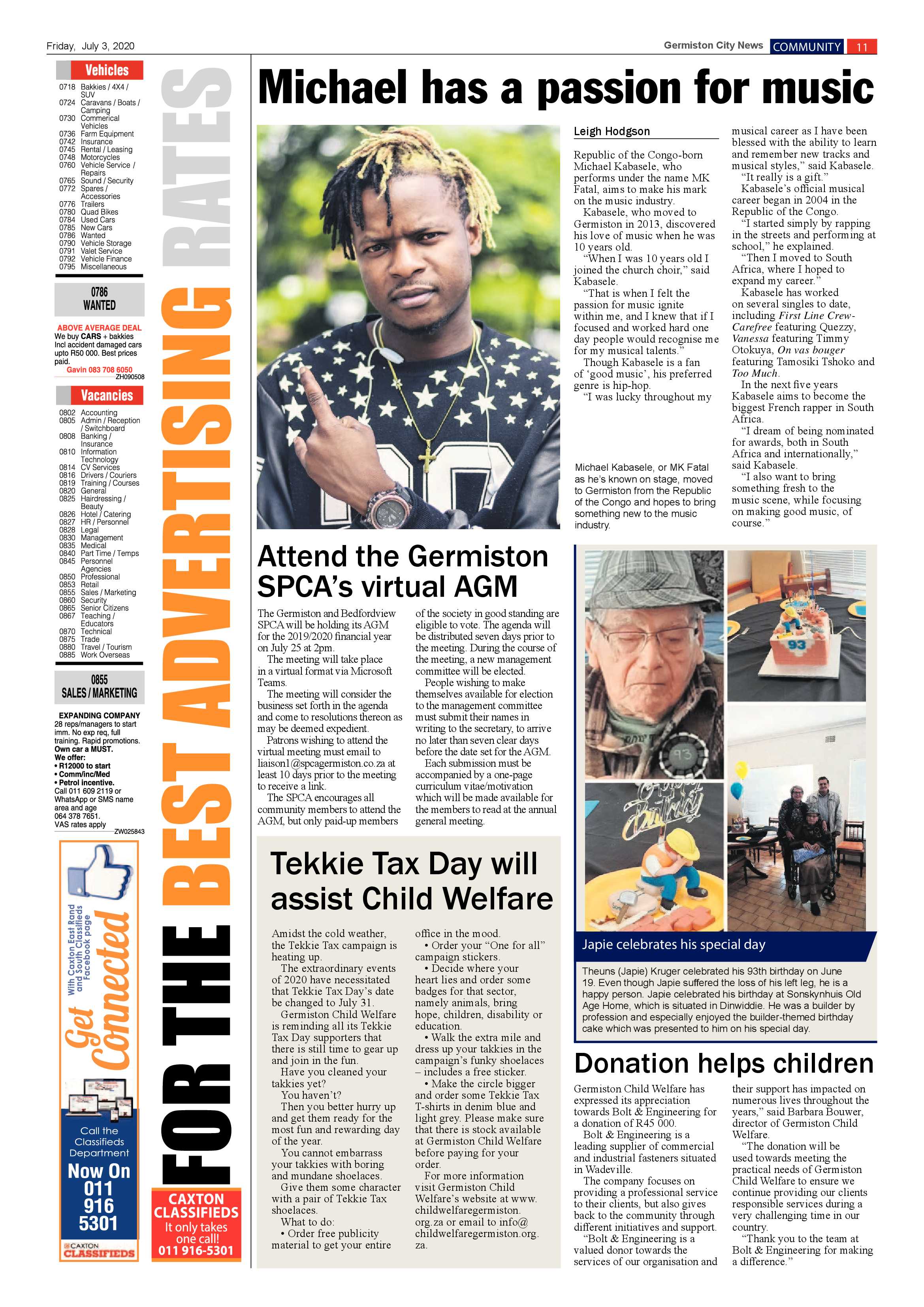 Germiston City News 01 July 2020 page 11
