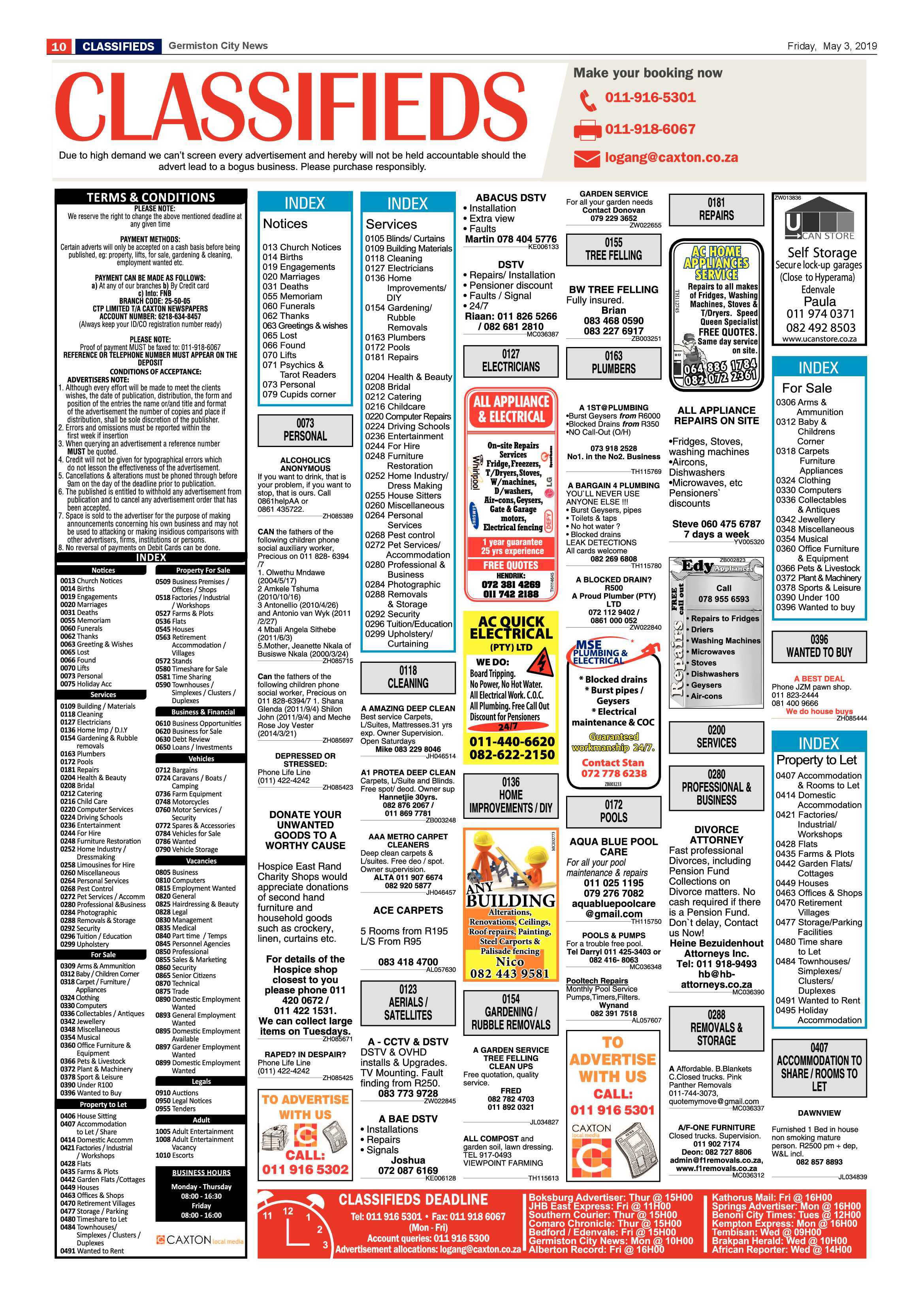 Germiston City News 01 May 2019 page 10