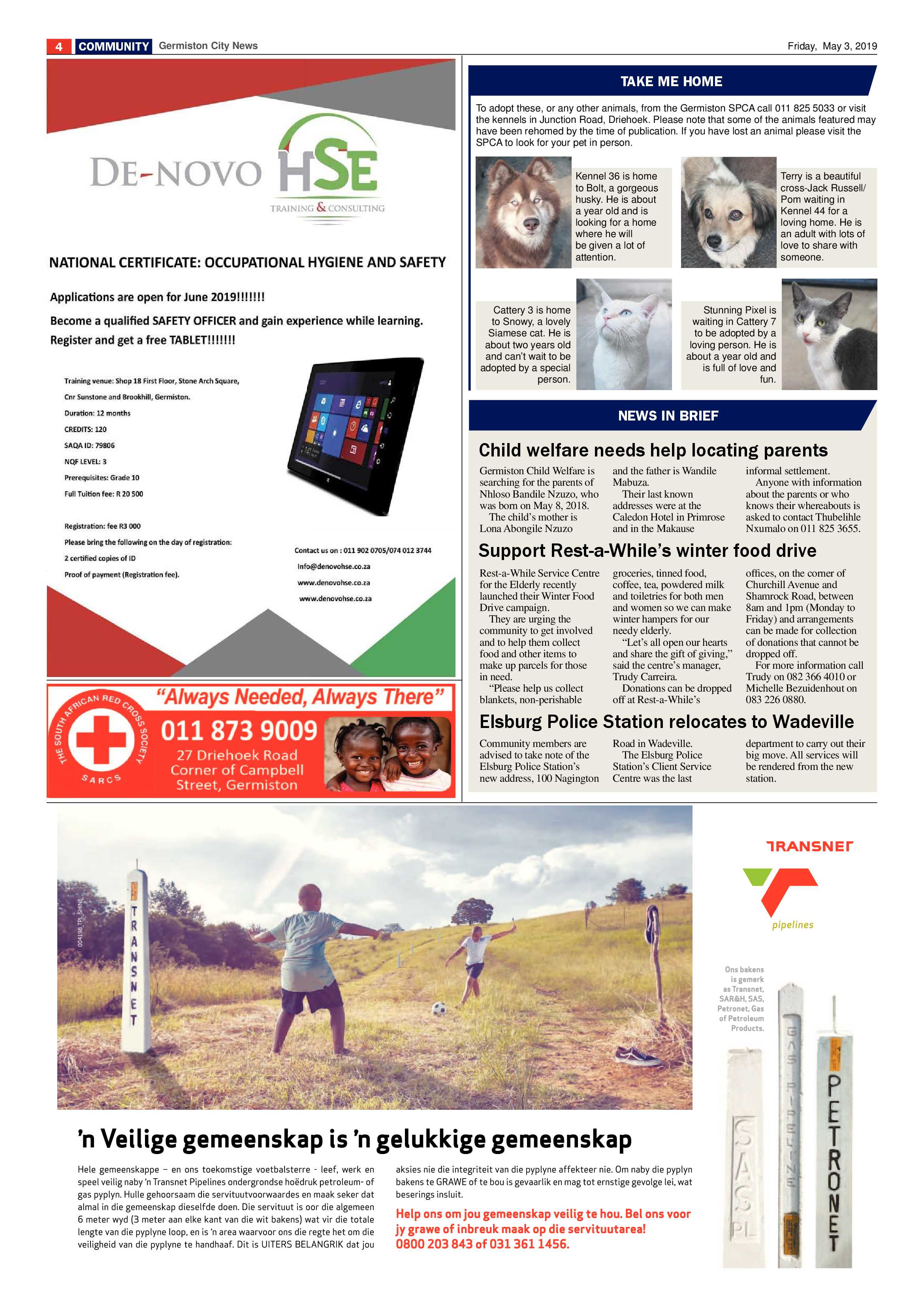 Germiston City News 01 May 2019 page 4