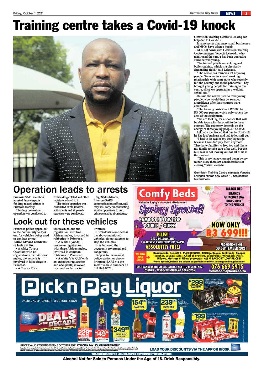Germiston City News 01 October 2021 page 3
