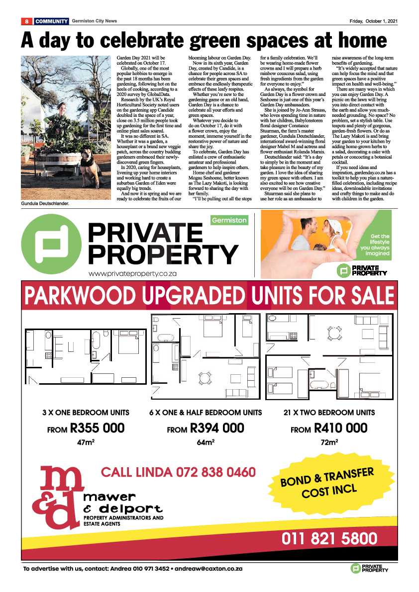Germiston City News 01 October 2021 page 8