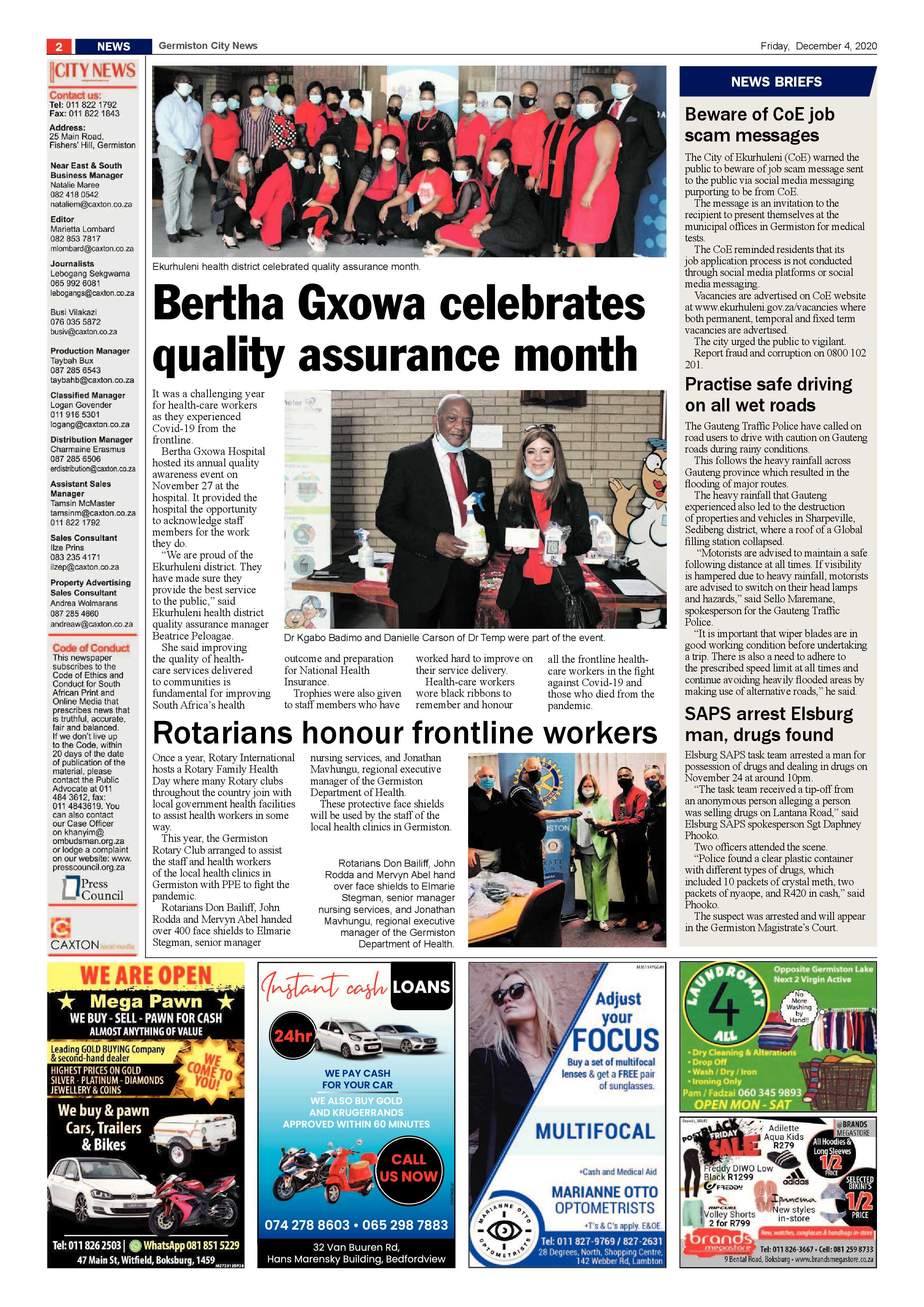 Germiston City News 02 December 2020 page 2