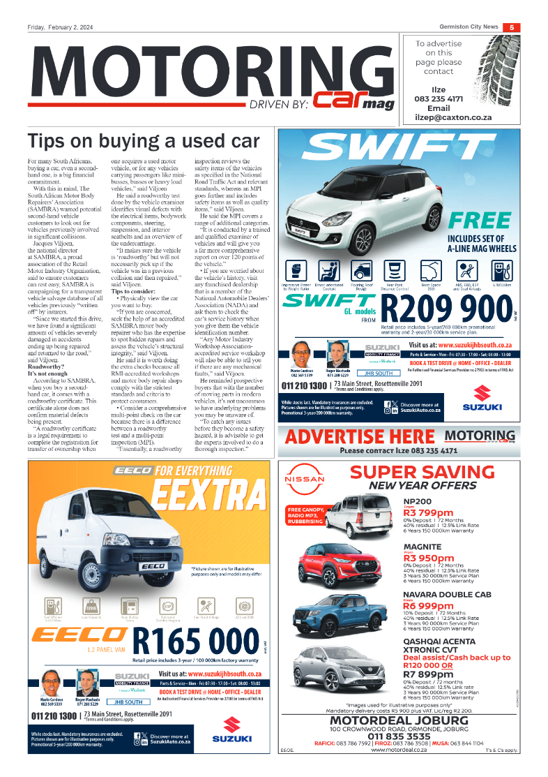 Germiston City News 02 February 2024 page 5