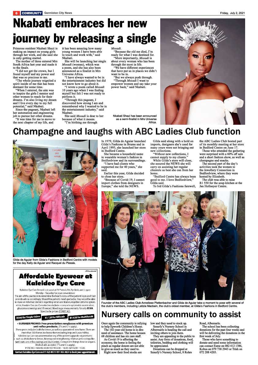 Germiston City News 02 July 2021 page 6