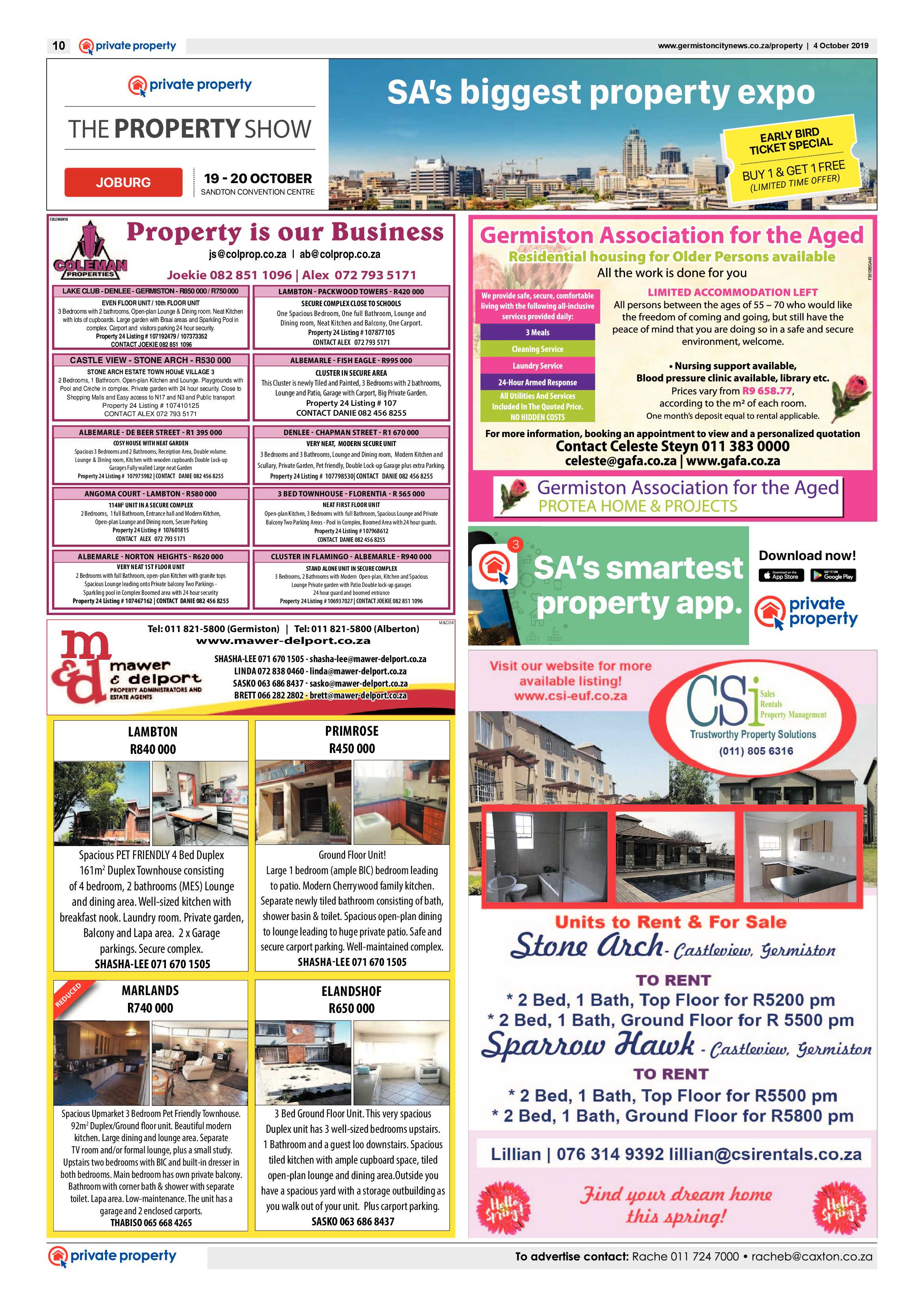 Germiston City News 02 October 2019 page 10