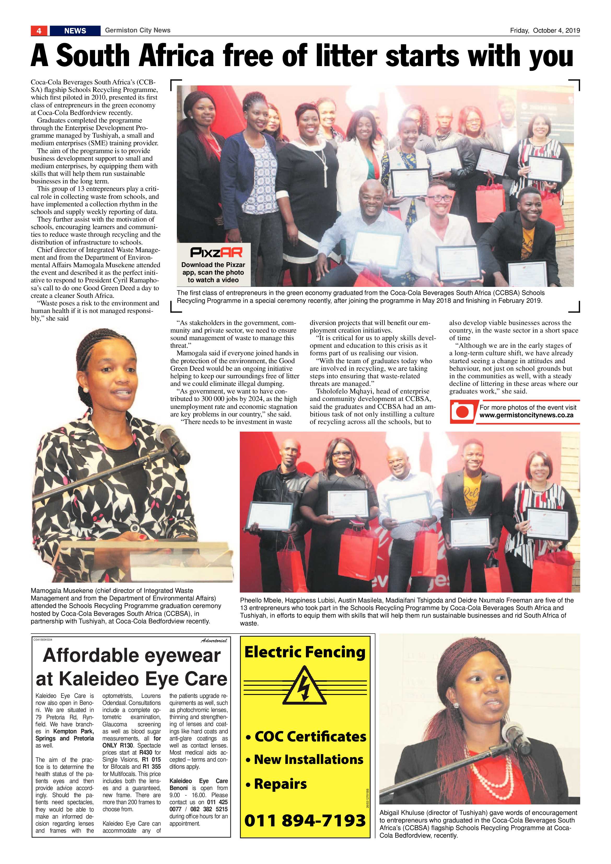 Germiston City News 02 October 2019 page 4