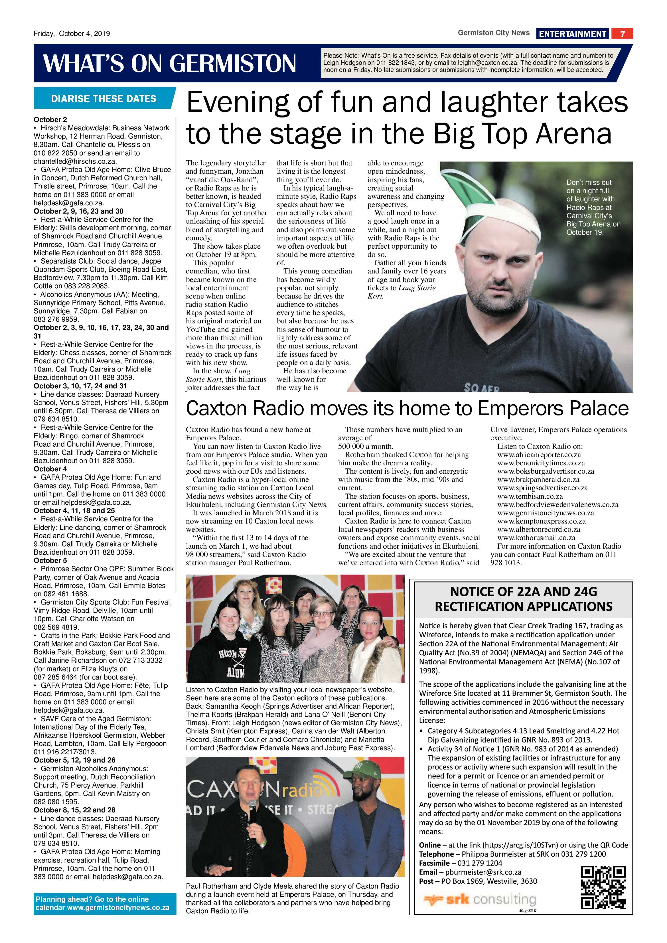 Germiston City News 02 October 2019 page 7