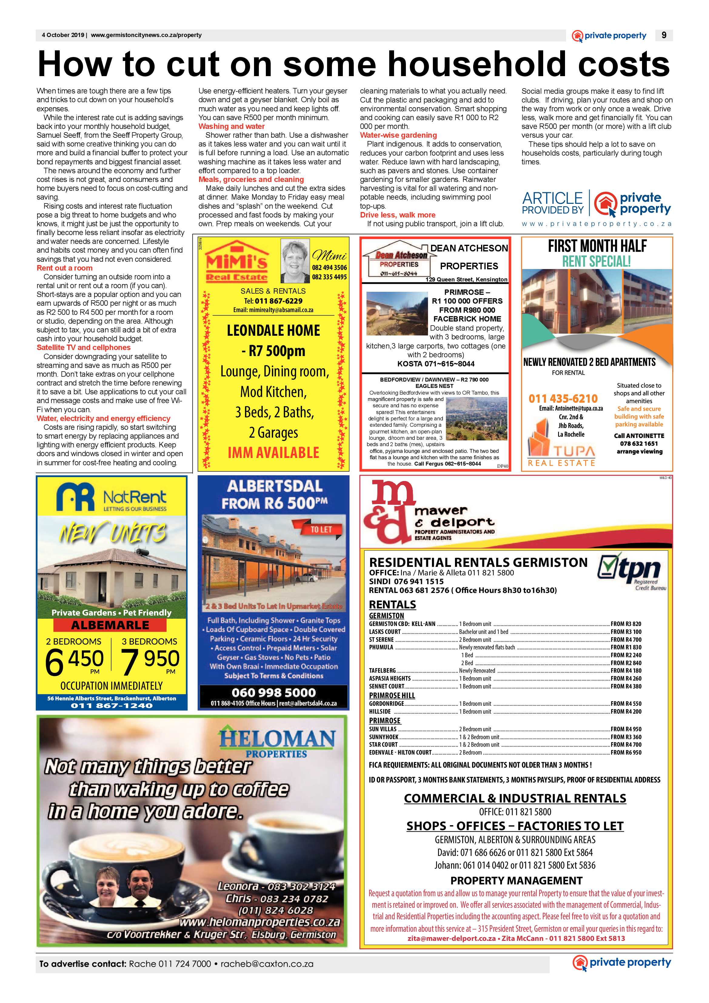 Germiston City News 02 October 2019 page 9