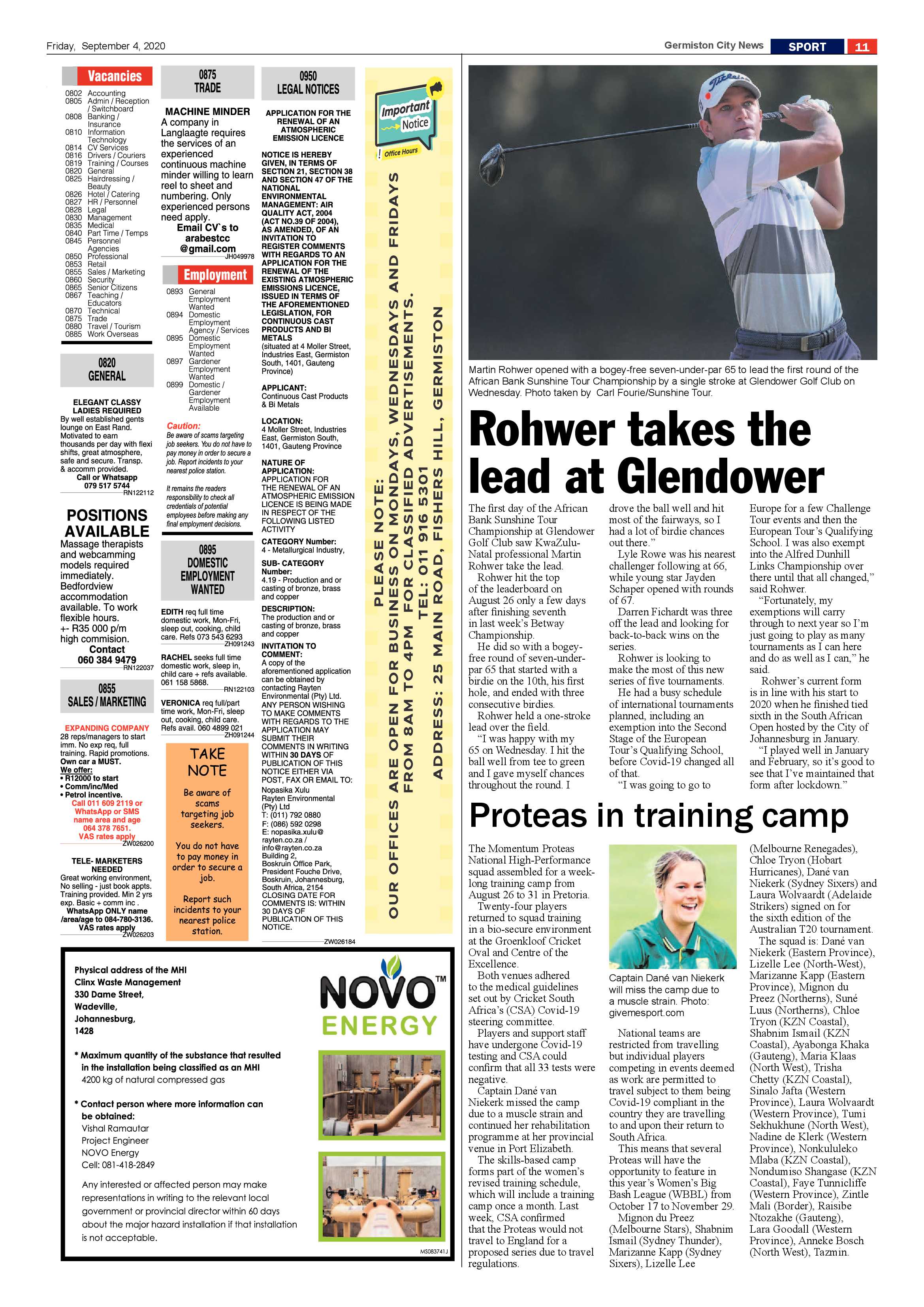 Germiston City News 02 September 2020 page 11