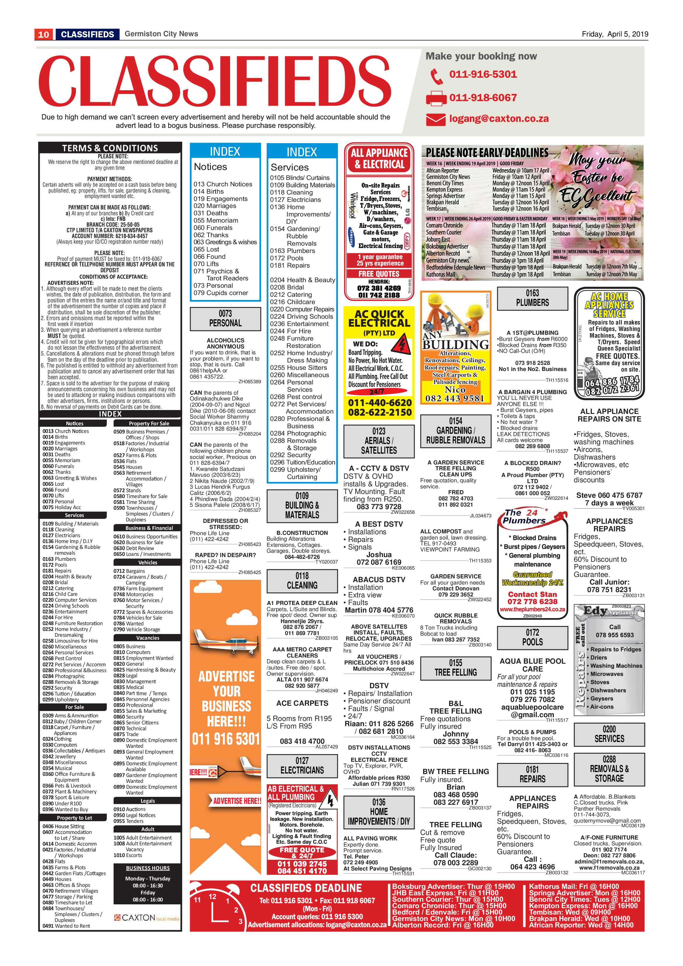 Germiston City News 03 April 2019 page 10