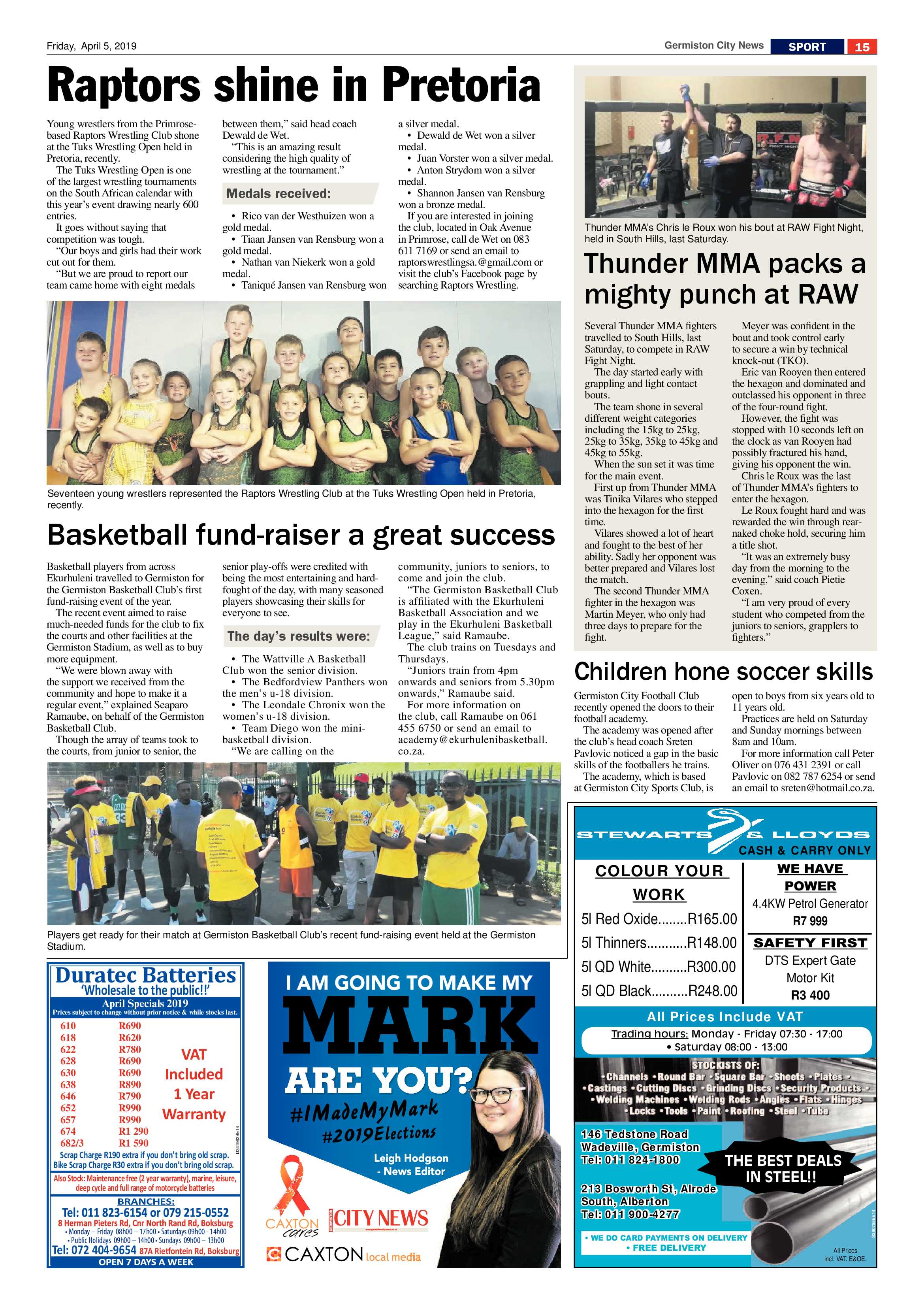 Germiston City News 03 April 2019 page 15
