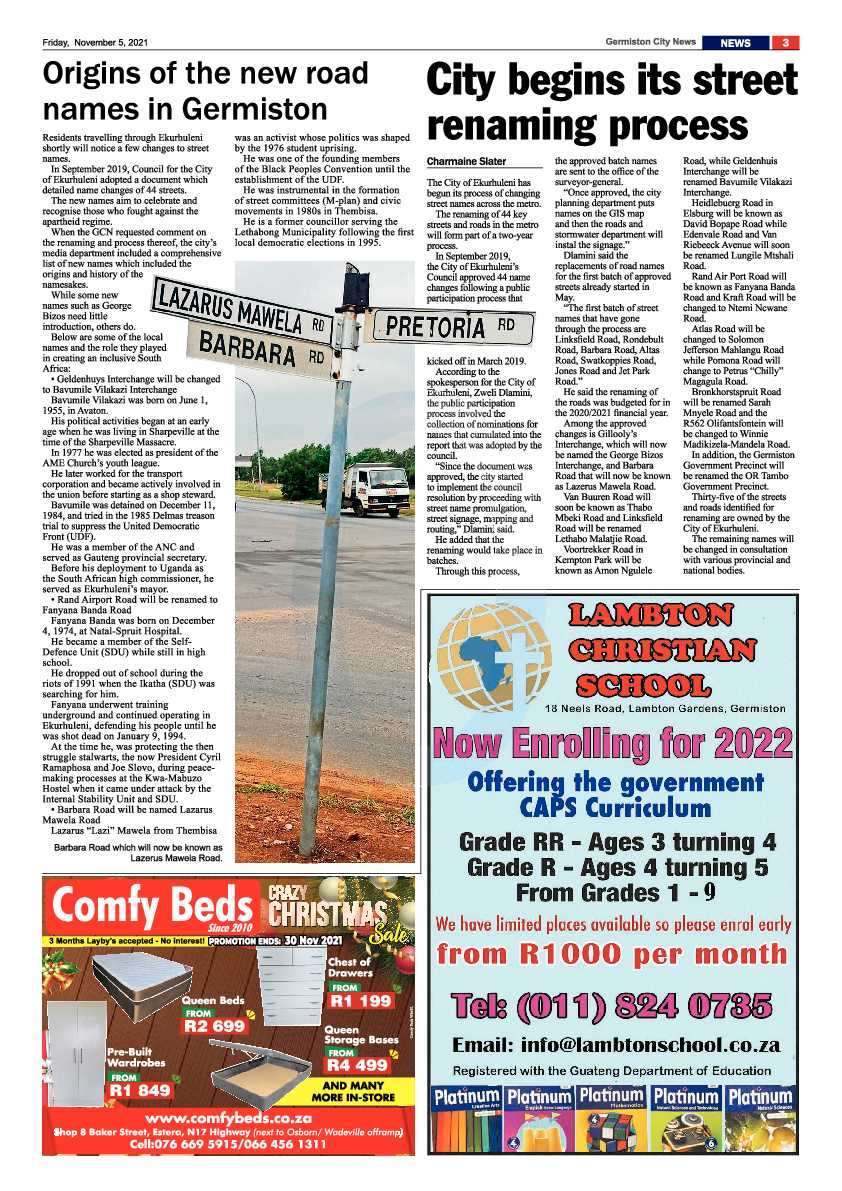 Germiston City News 03 November 2021 page 5