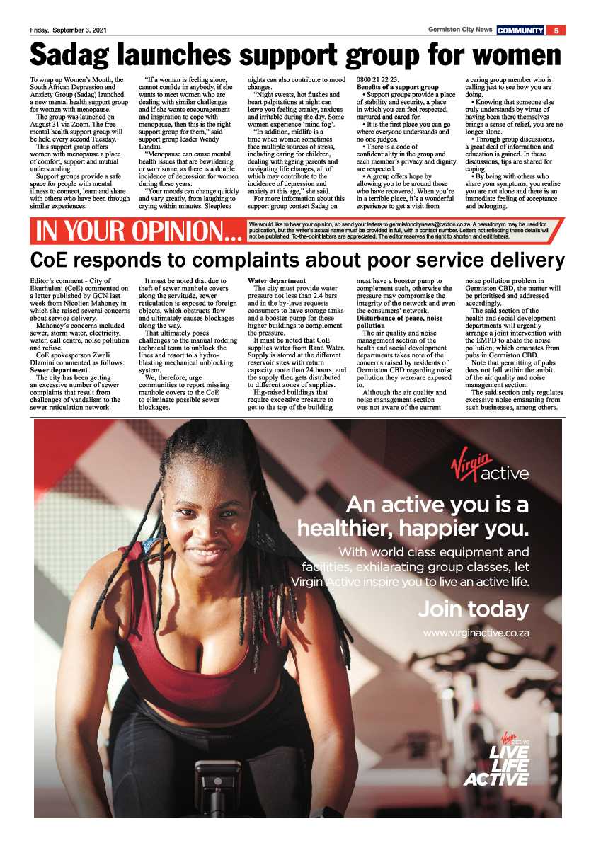 Germiston City News 03 September 2021 page 5