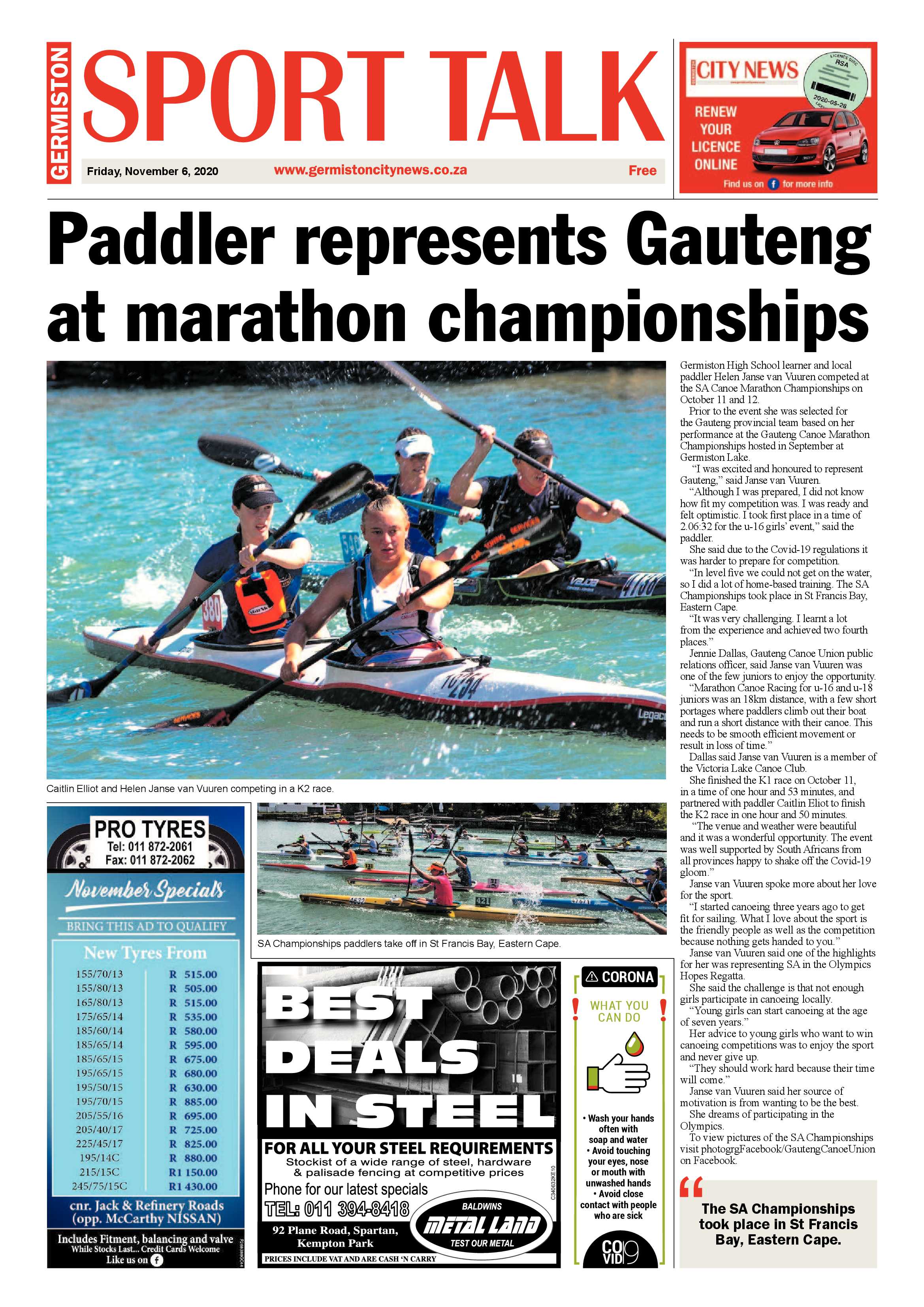 Germiston City News 04 November  2020 page 12