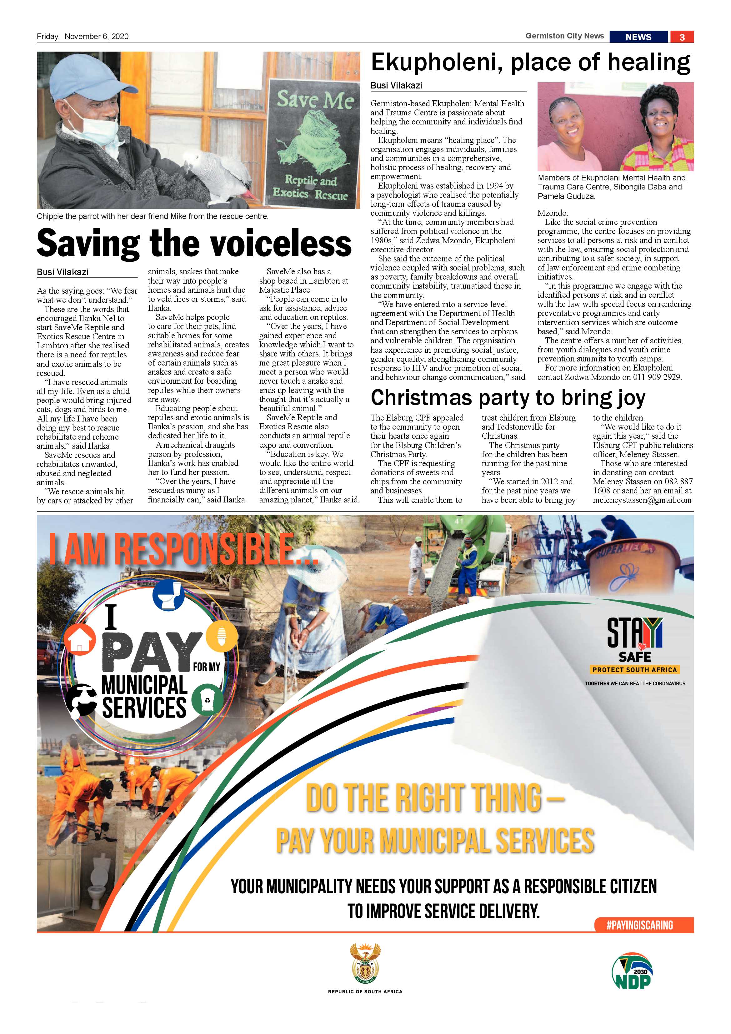 Germiston City News 04 November  2020 page 3