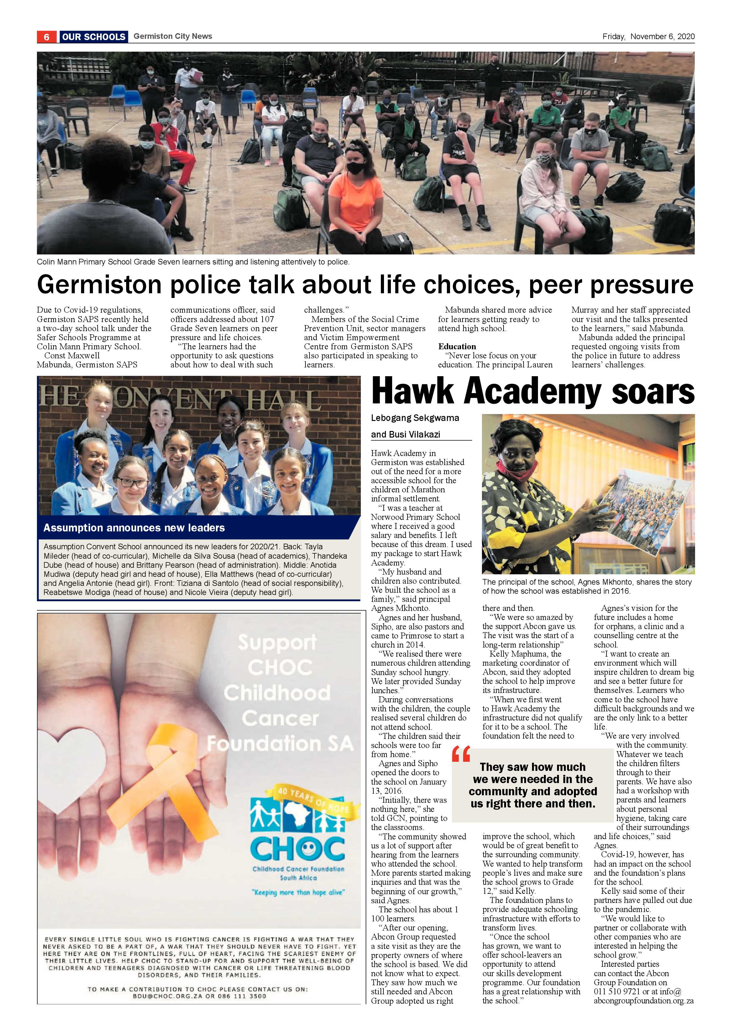 Germiston City News 04 November  2020 page 6