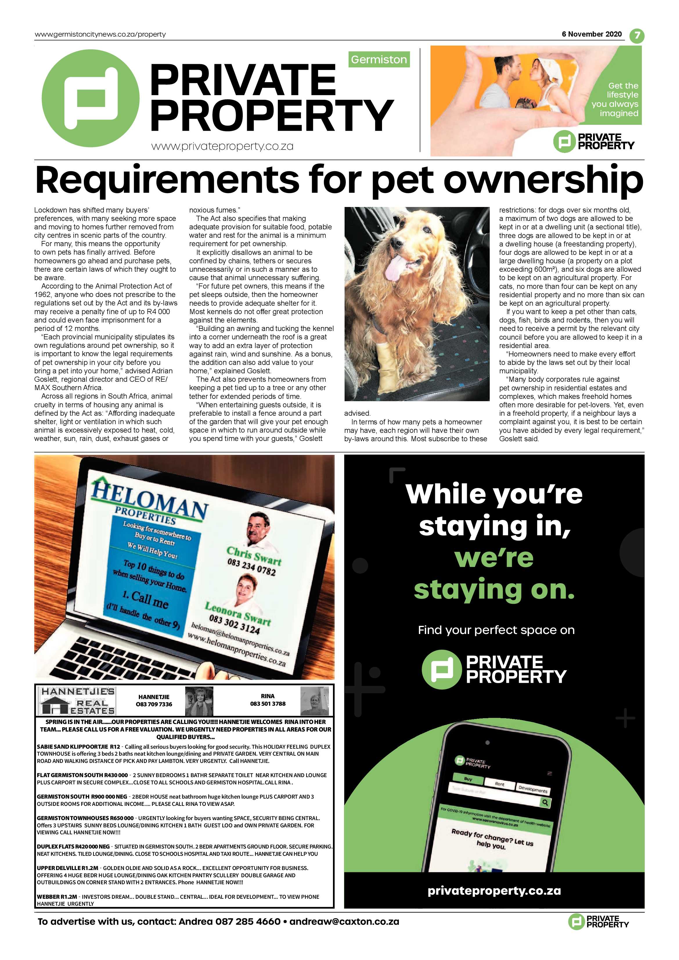 Germiston City News 04 November  2020 page 7