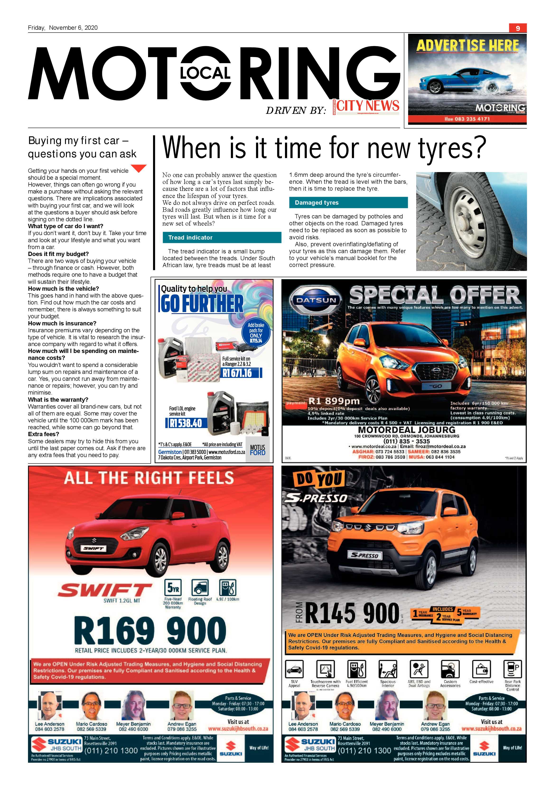 Germiston City News 04 November  2020 page 9