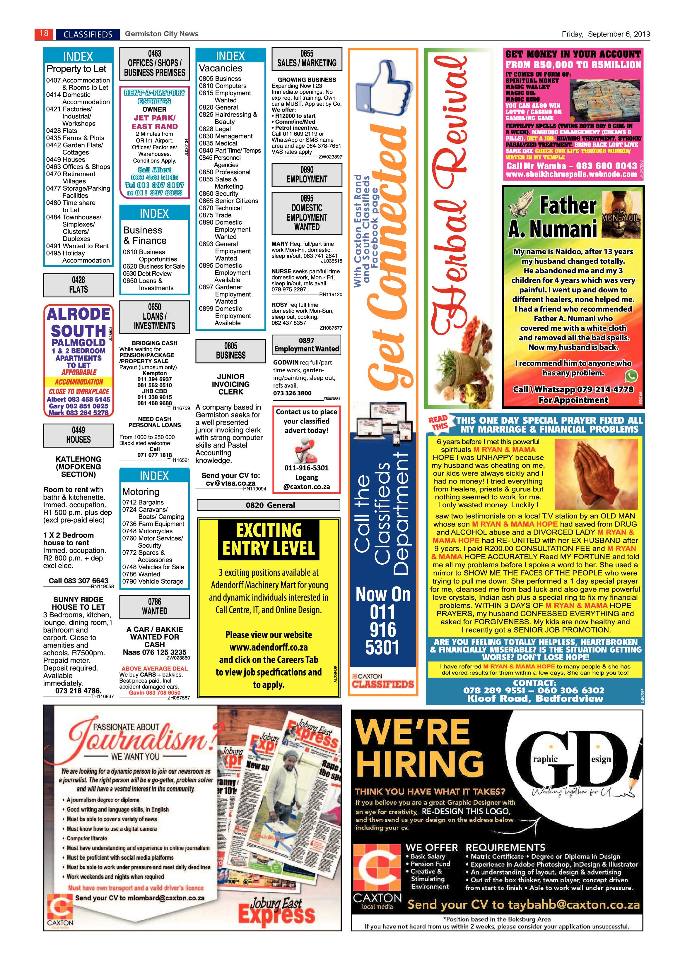 Germiston City News 04 September 2019 page 18