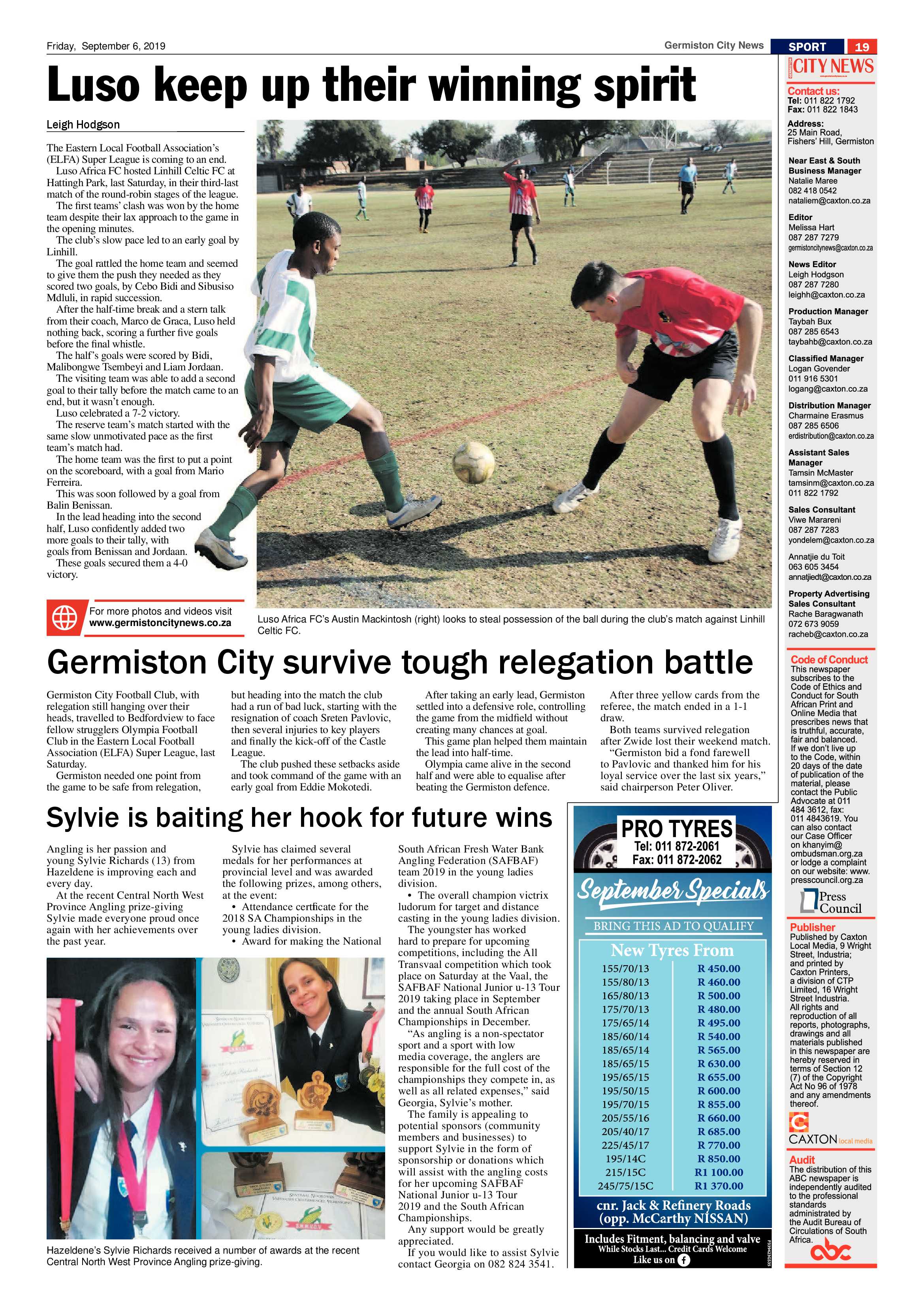 Germiston City News 04 September 2019 page 19