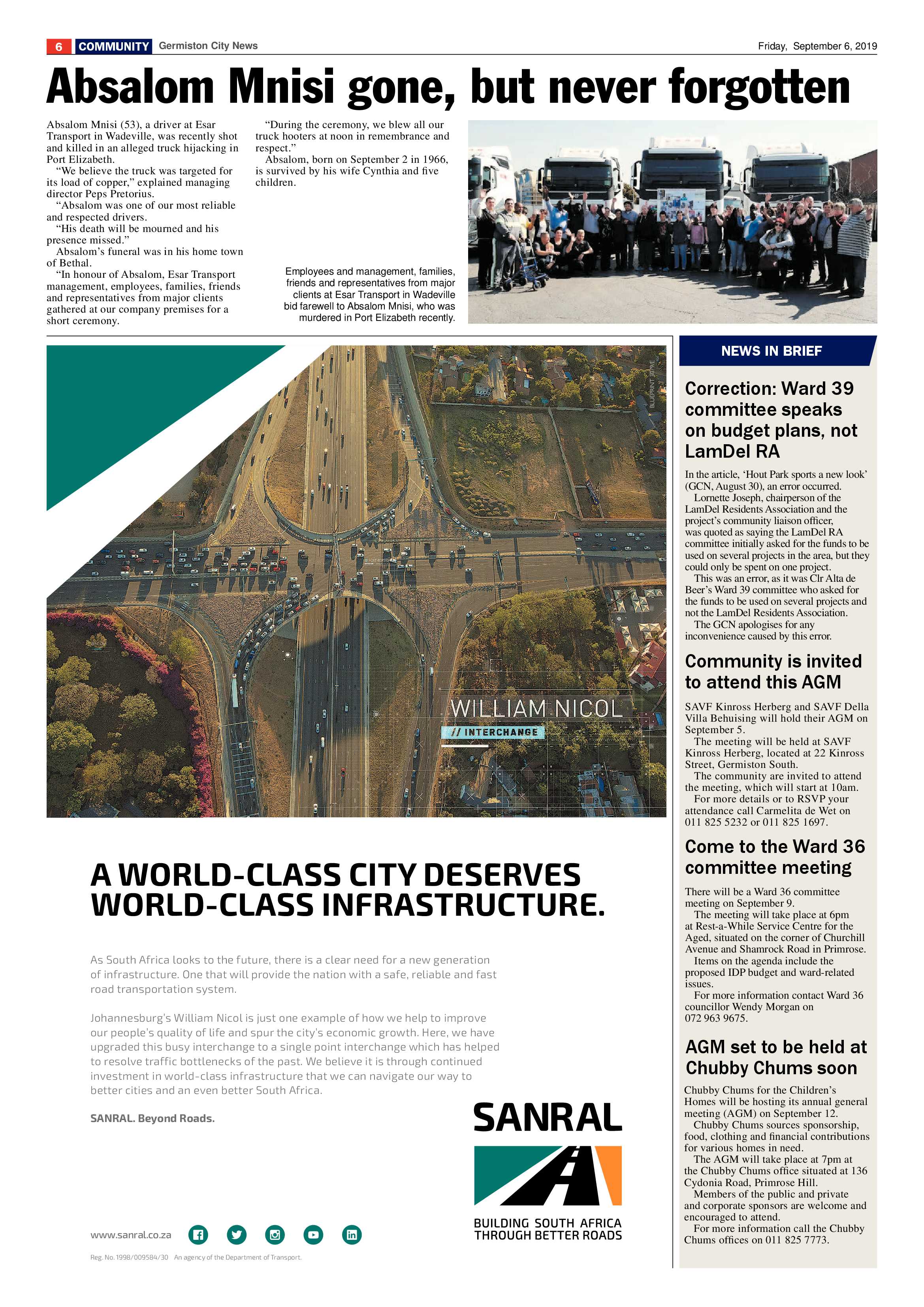 Germiston City News 04 September 2019 page 6