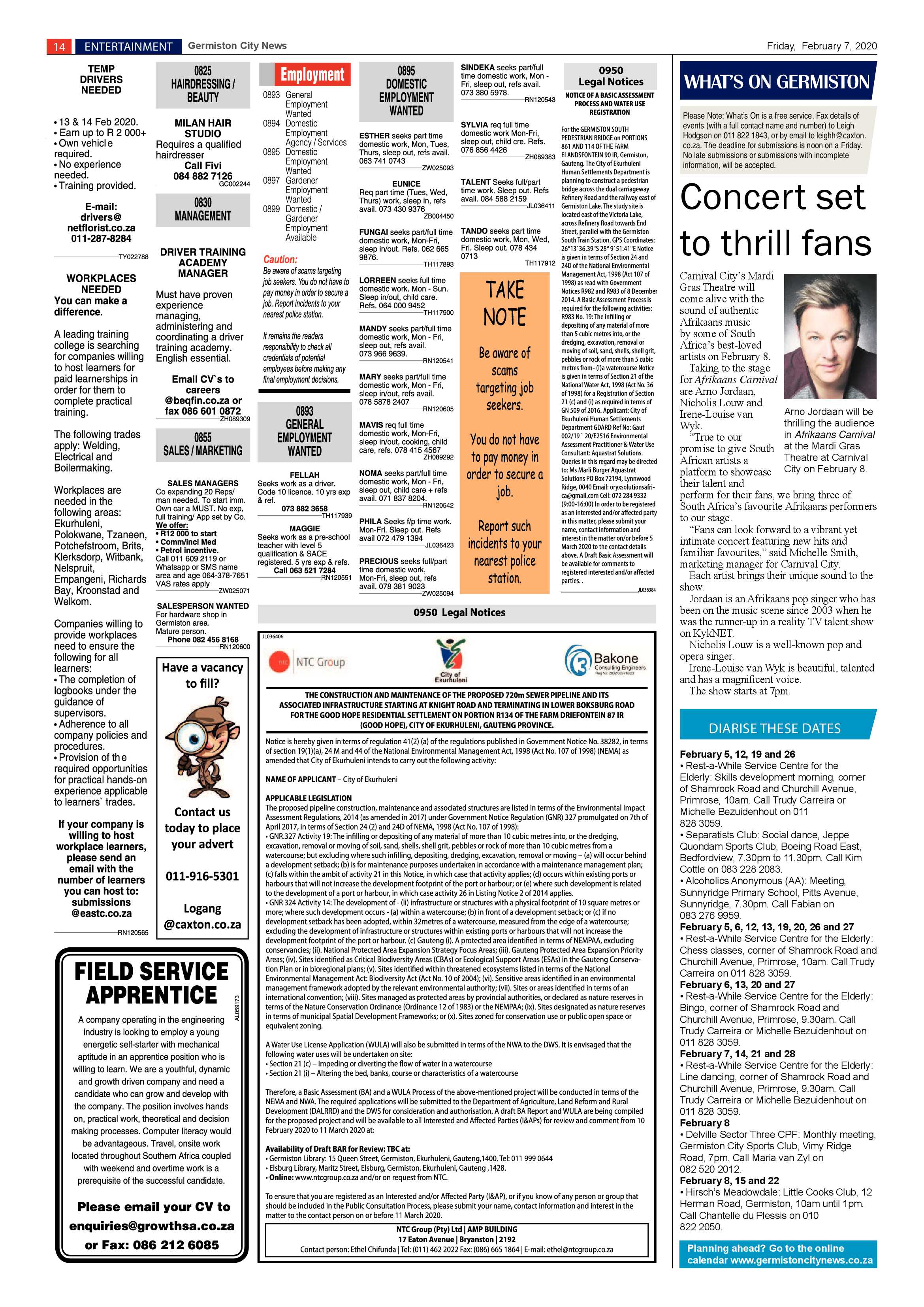Germiston City News 05 February 2020 page 14