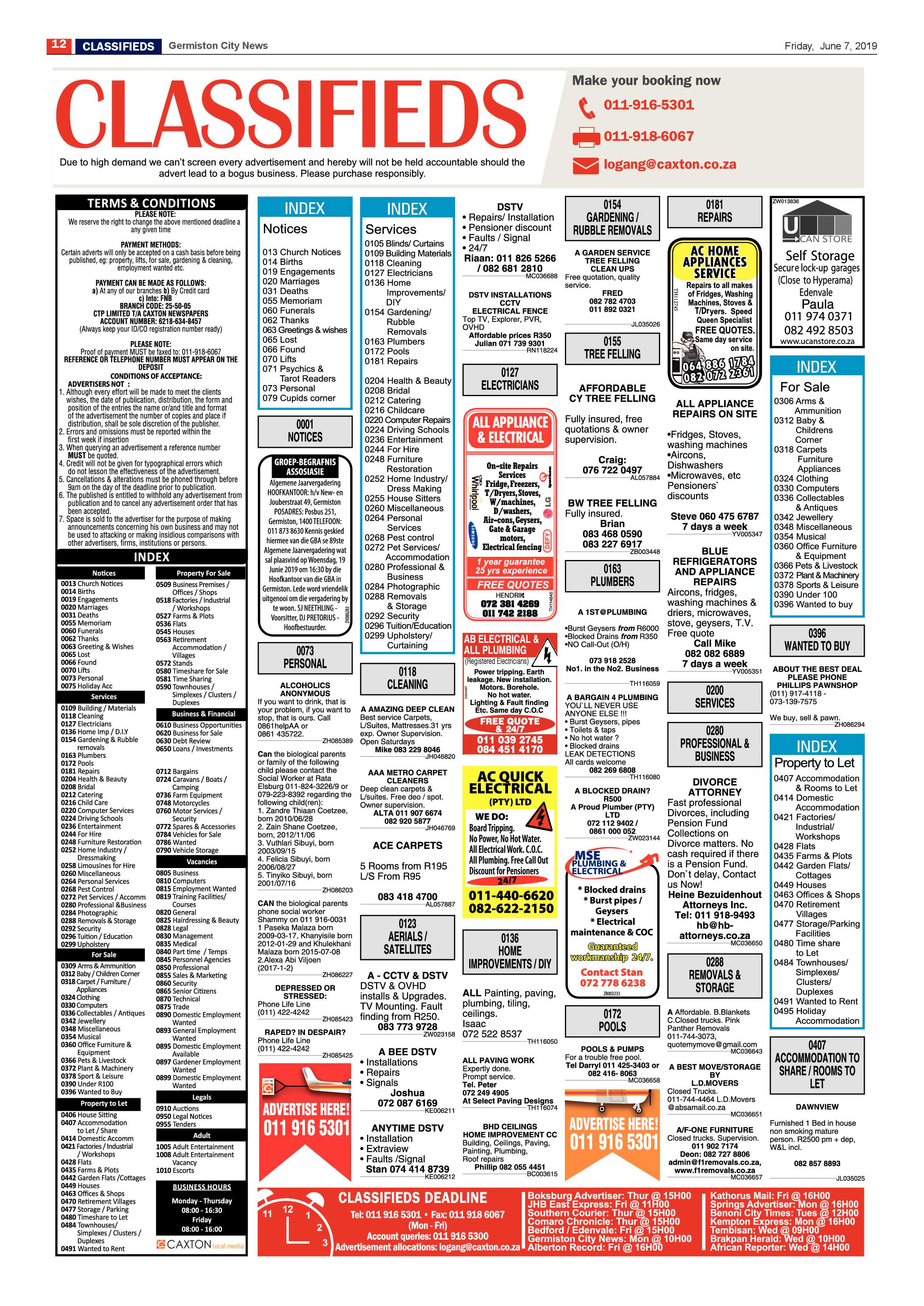 Germiston City News 05 June 2019 page 12