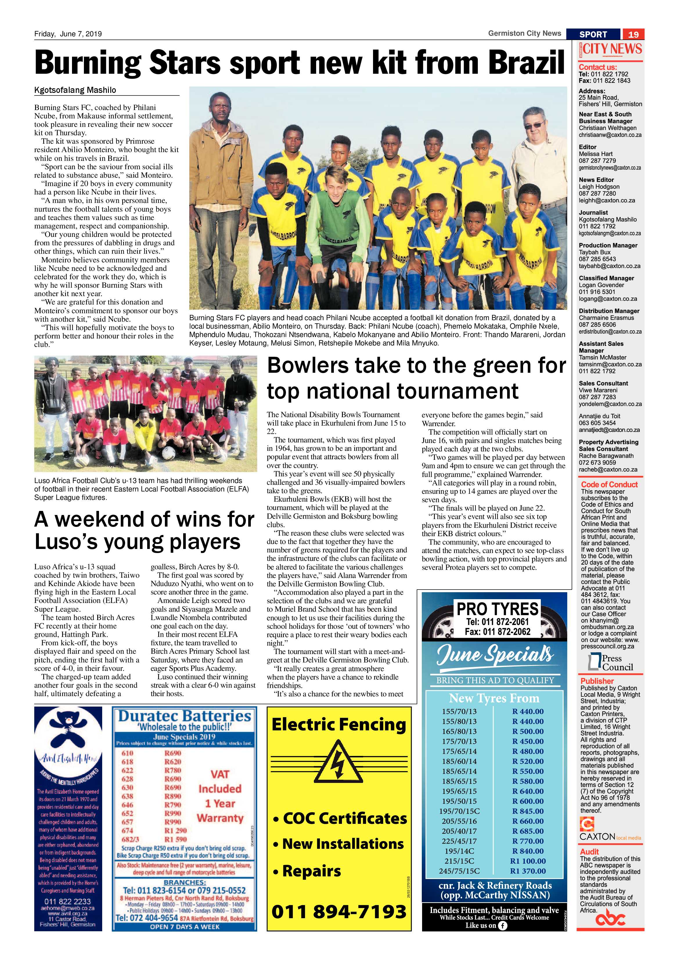 Germiston City News 05 June 2019 page 19