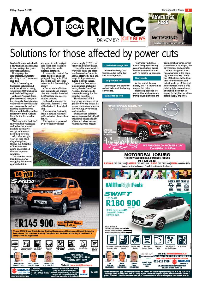 Germiston City News 06 August 2021 page 9