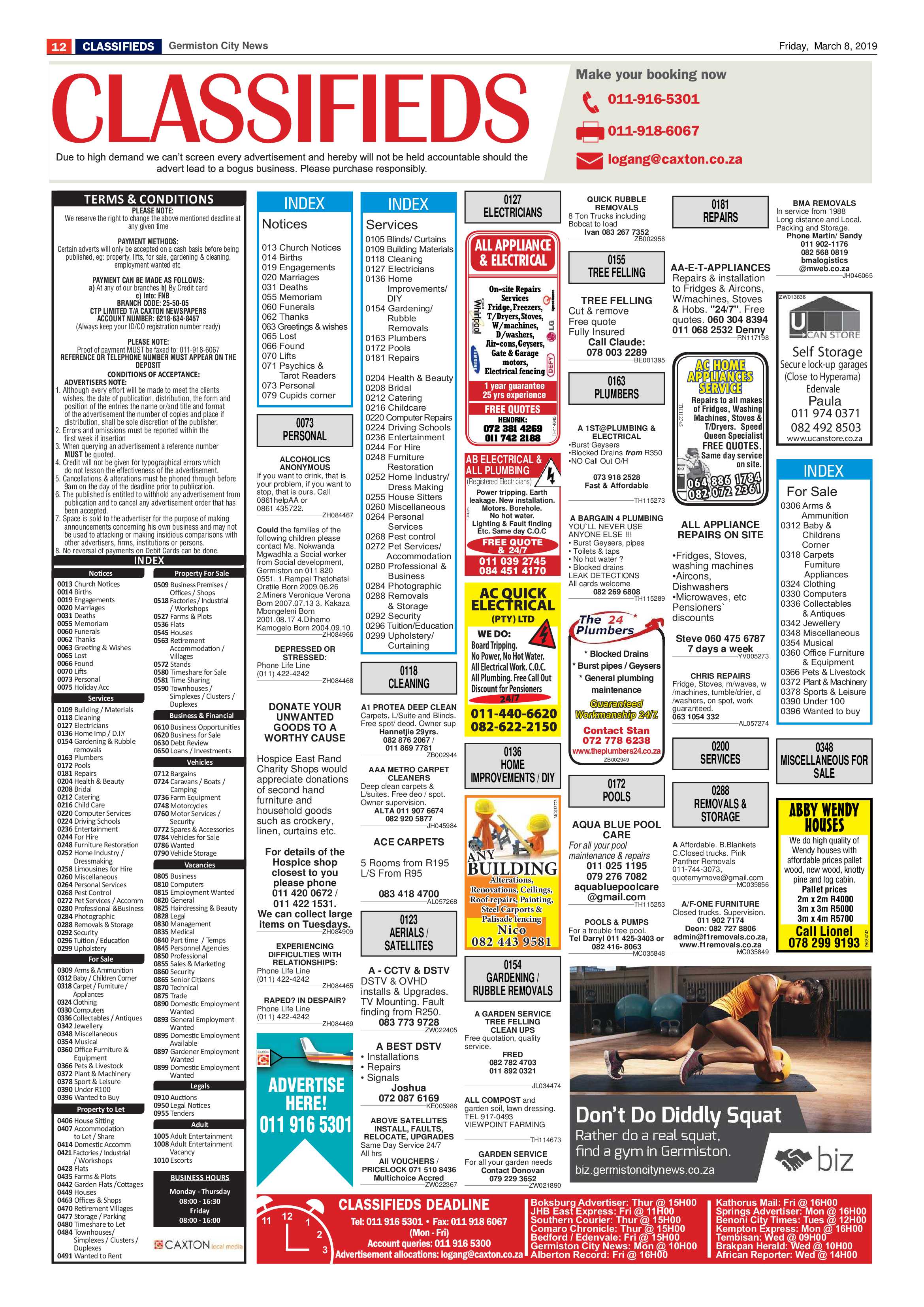 Germiston City News 06 March 2019 page 12