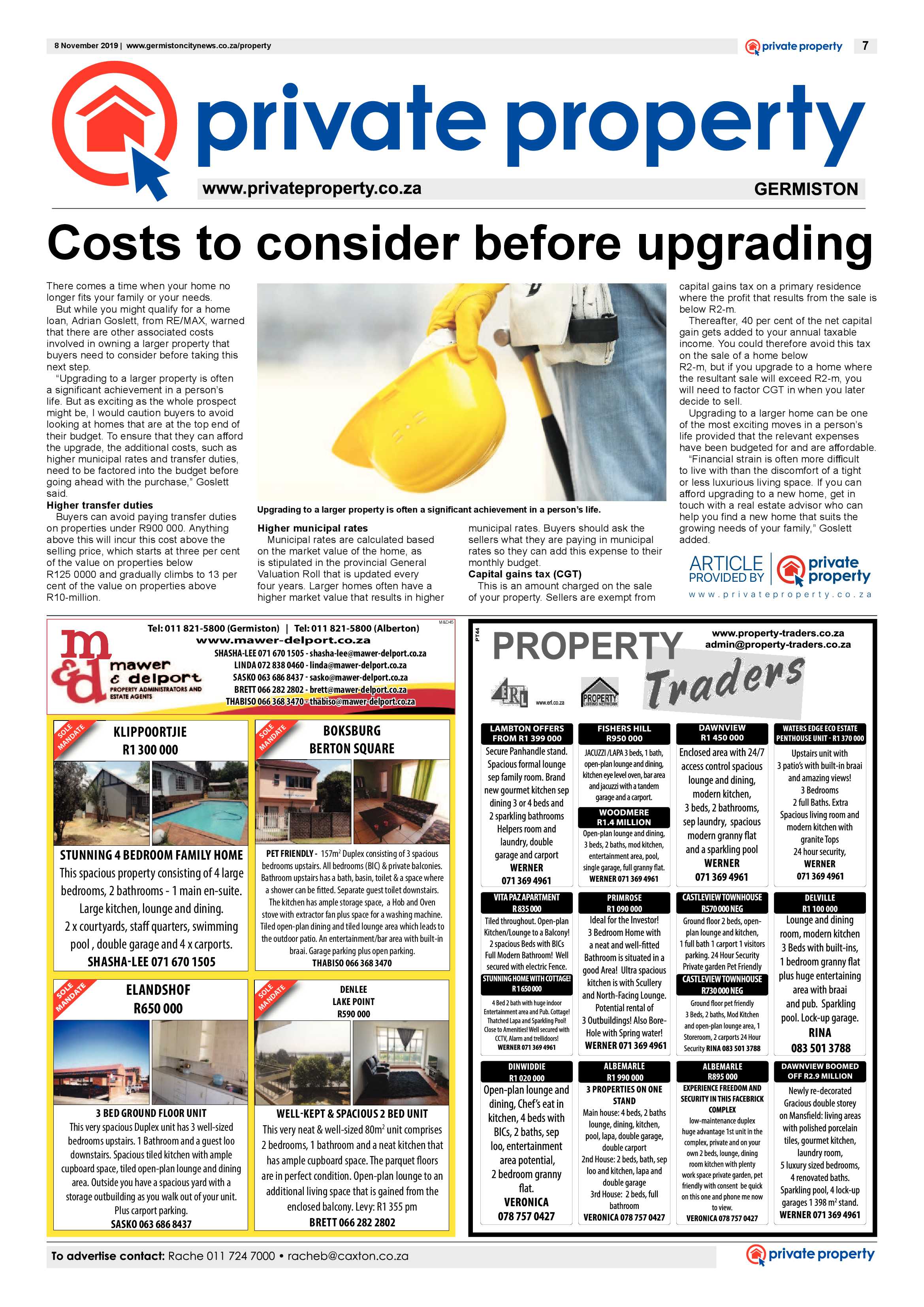 Germiston City News 06 November 2019 page 7