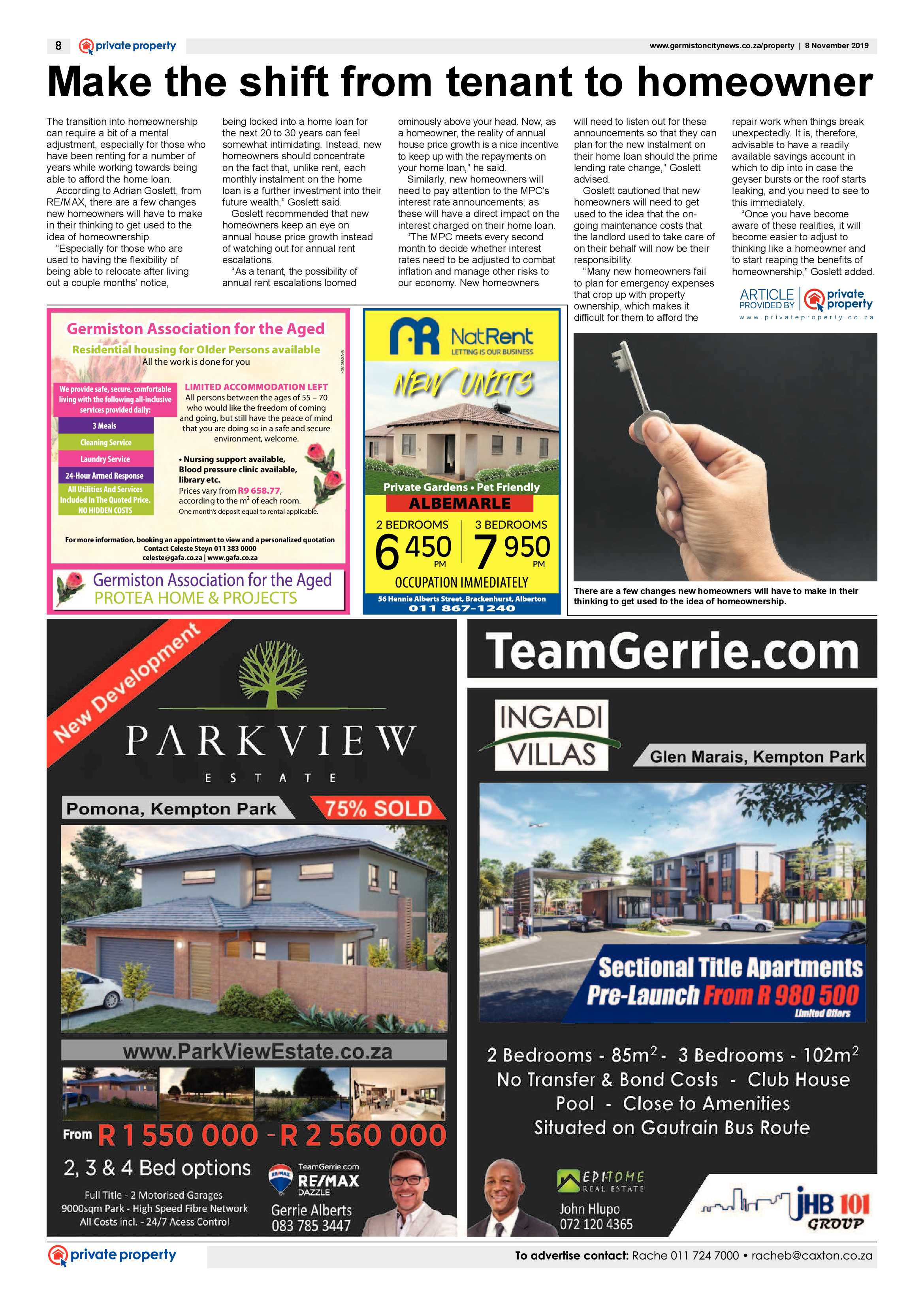 Germiston City News 06 November 2019 page 8