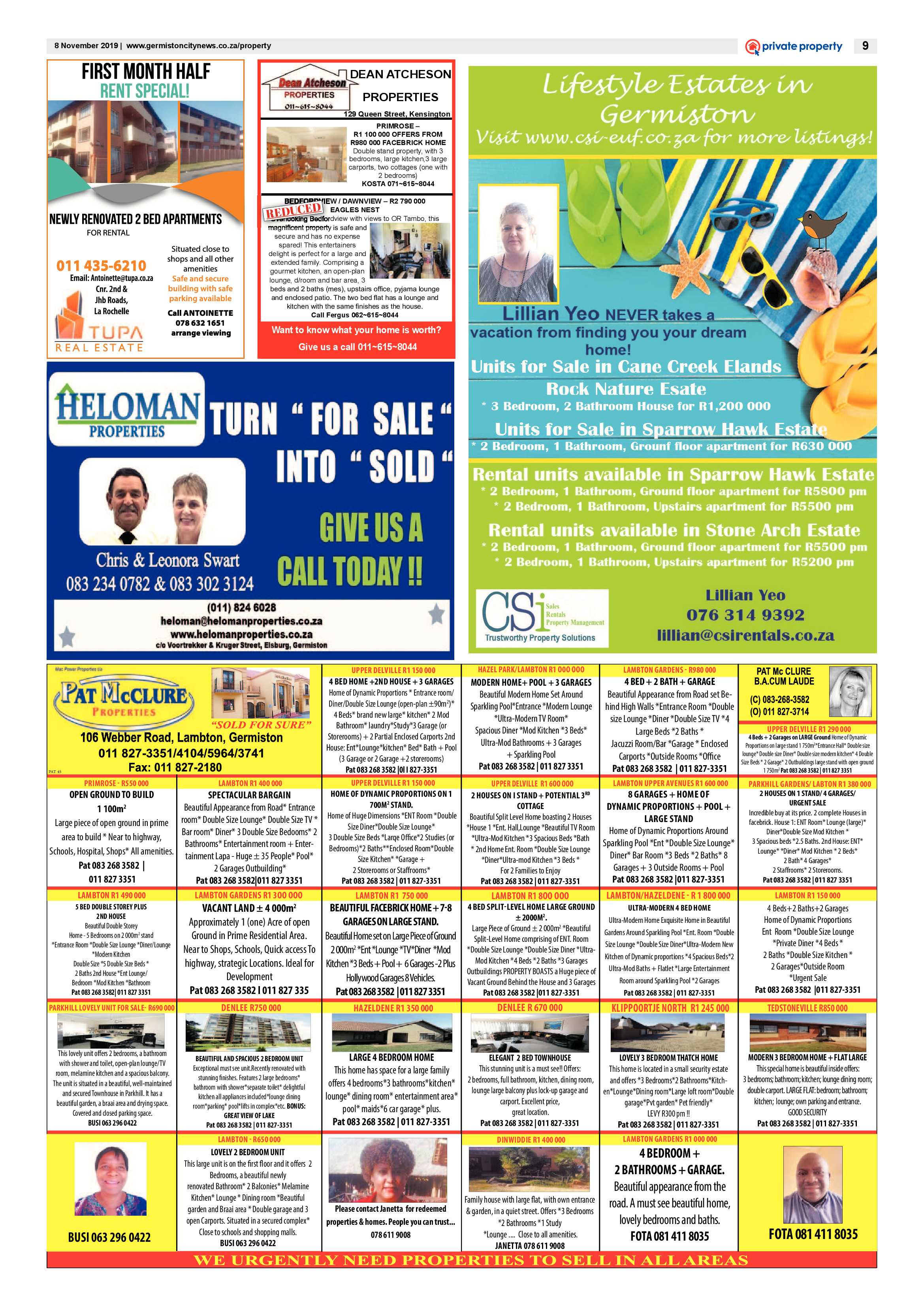 Germiston City News 06 November 2019 page 9