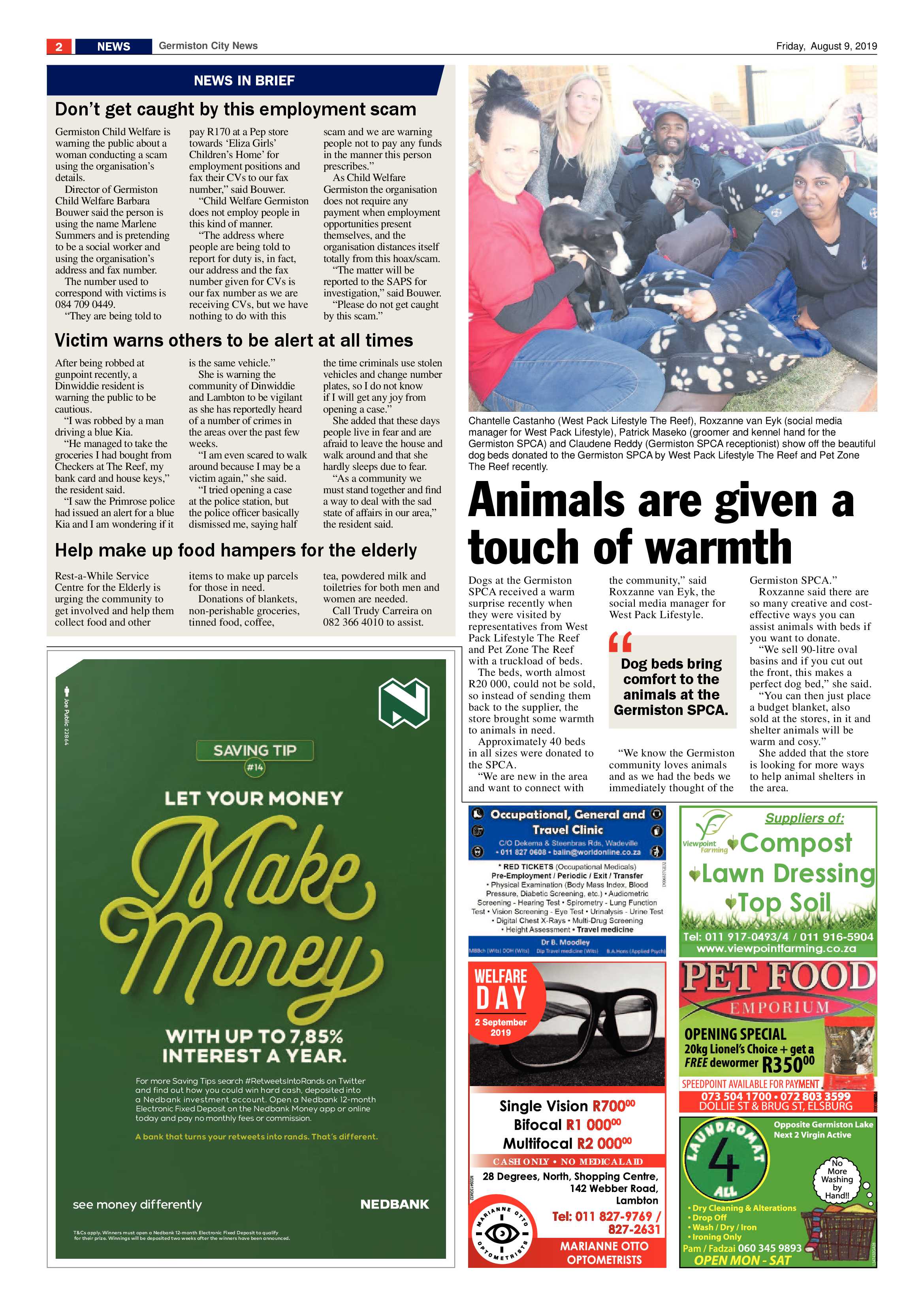 Germiston City News 07 August 2019 page 2