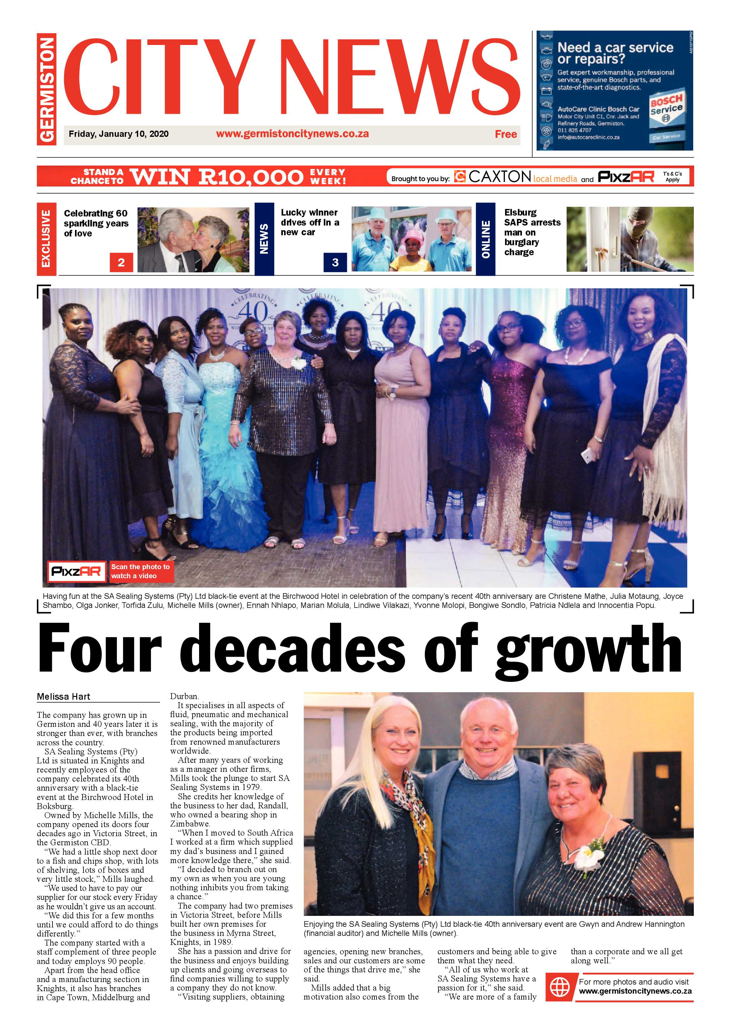 Germiston City News 08 January 2020 page 1