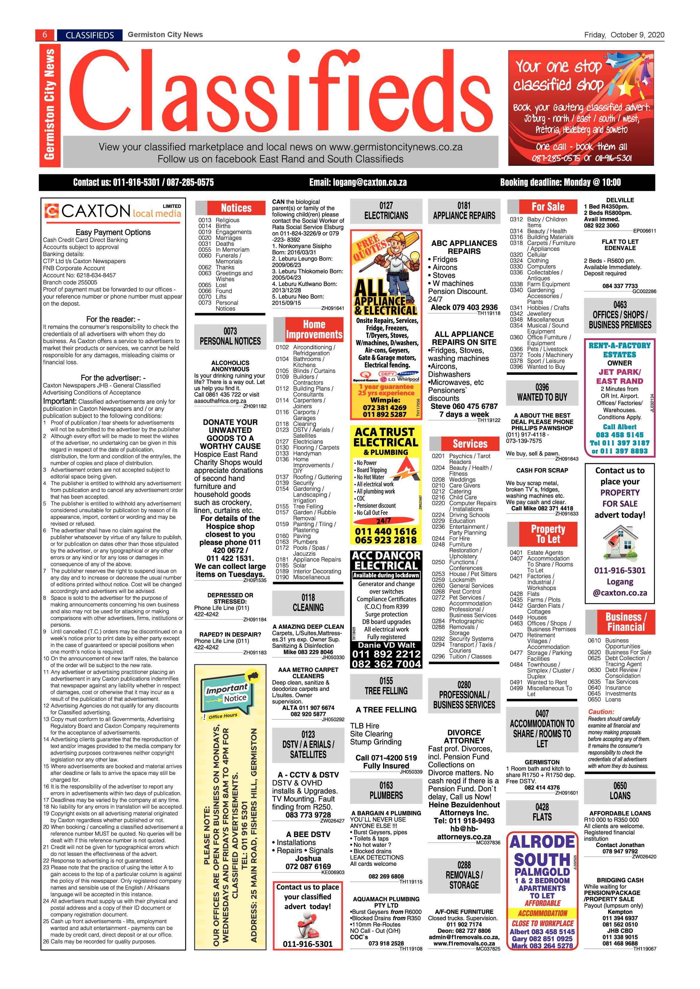 Germiston City News 07 October 2020 page 6