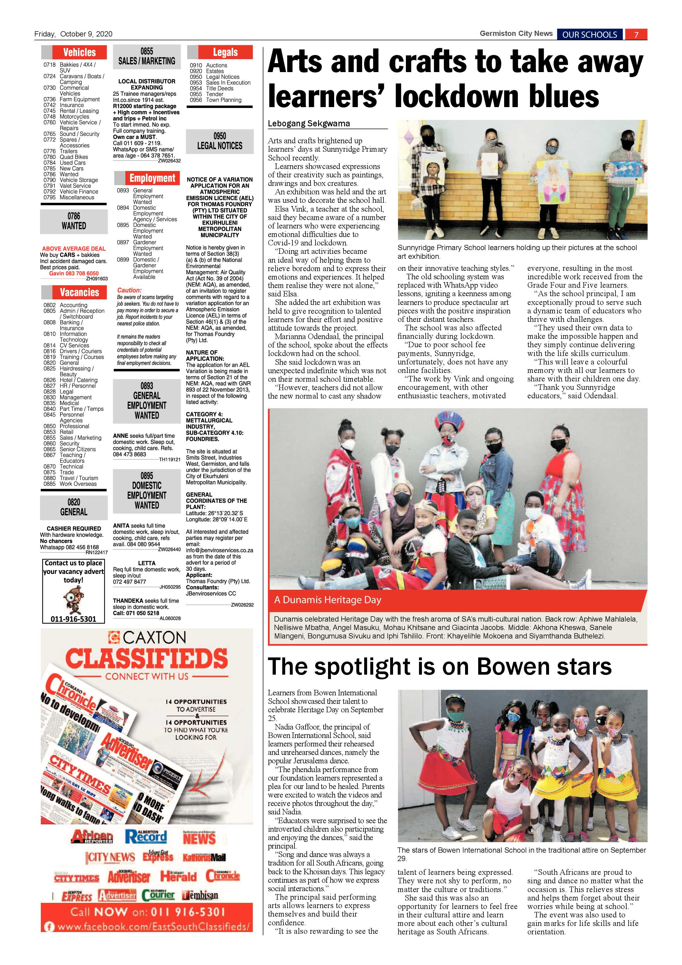 Germiston City News 07 October 2020 page 7