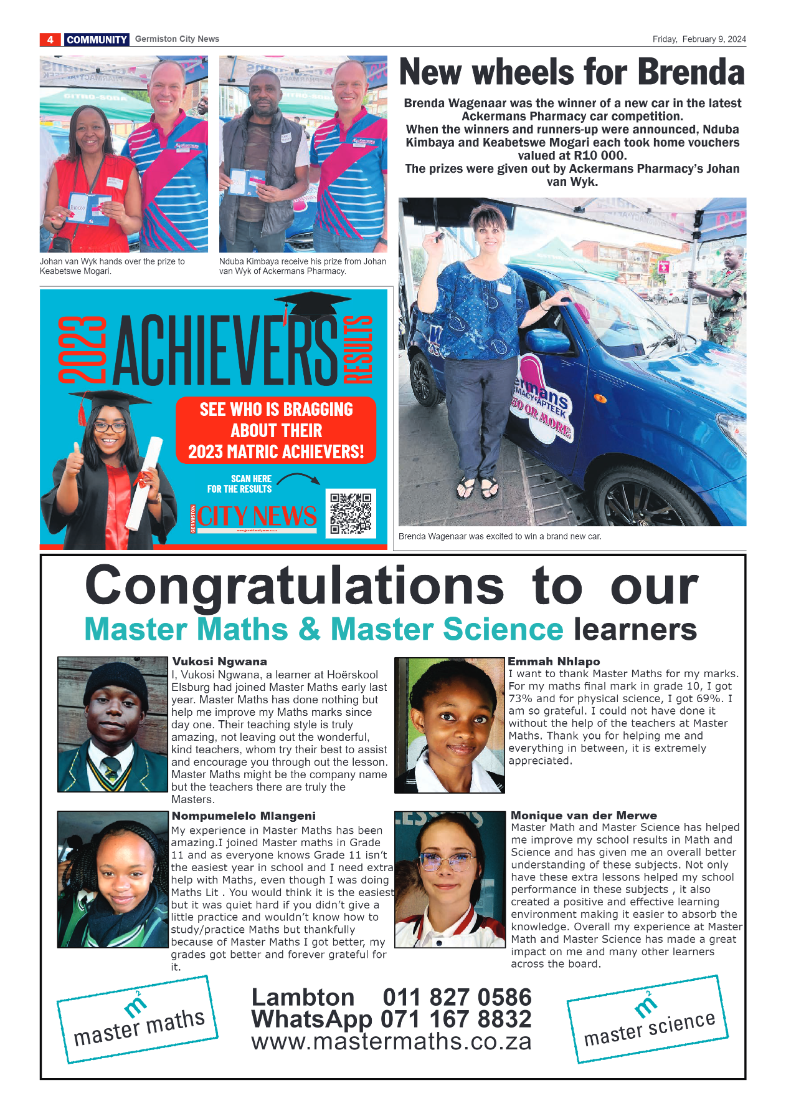 Germiston City News 09 February 2024 page 4