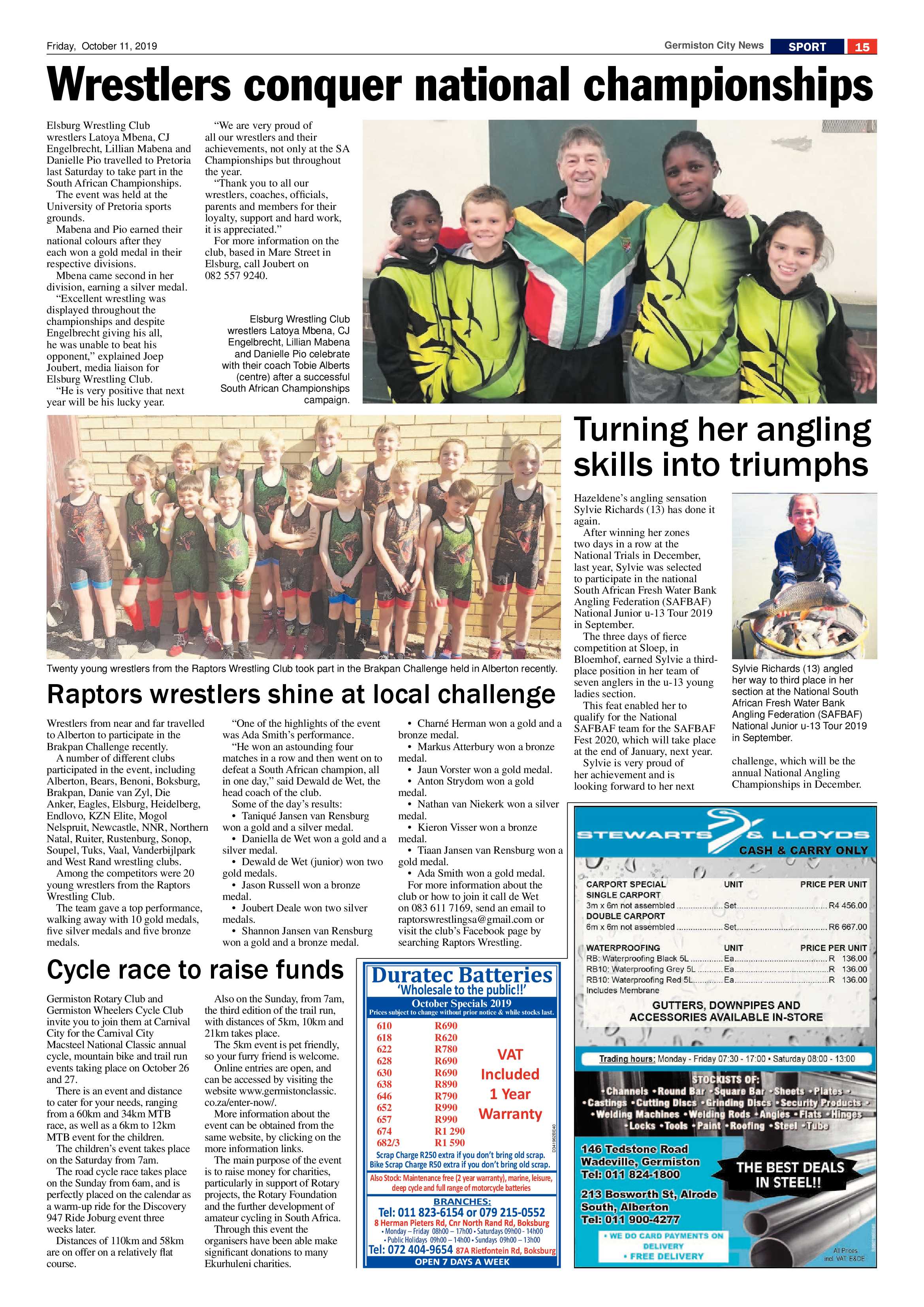 Germiston City News 09 October 2019 page 15
