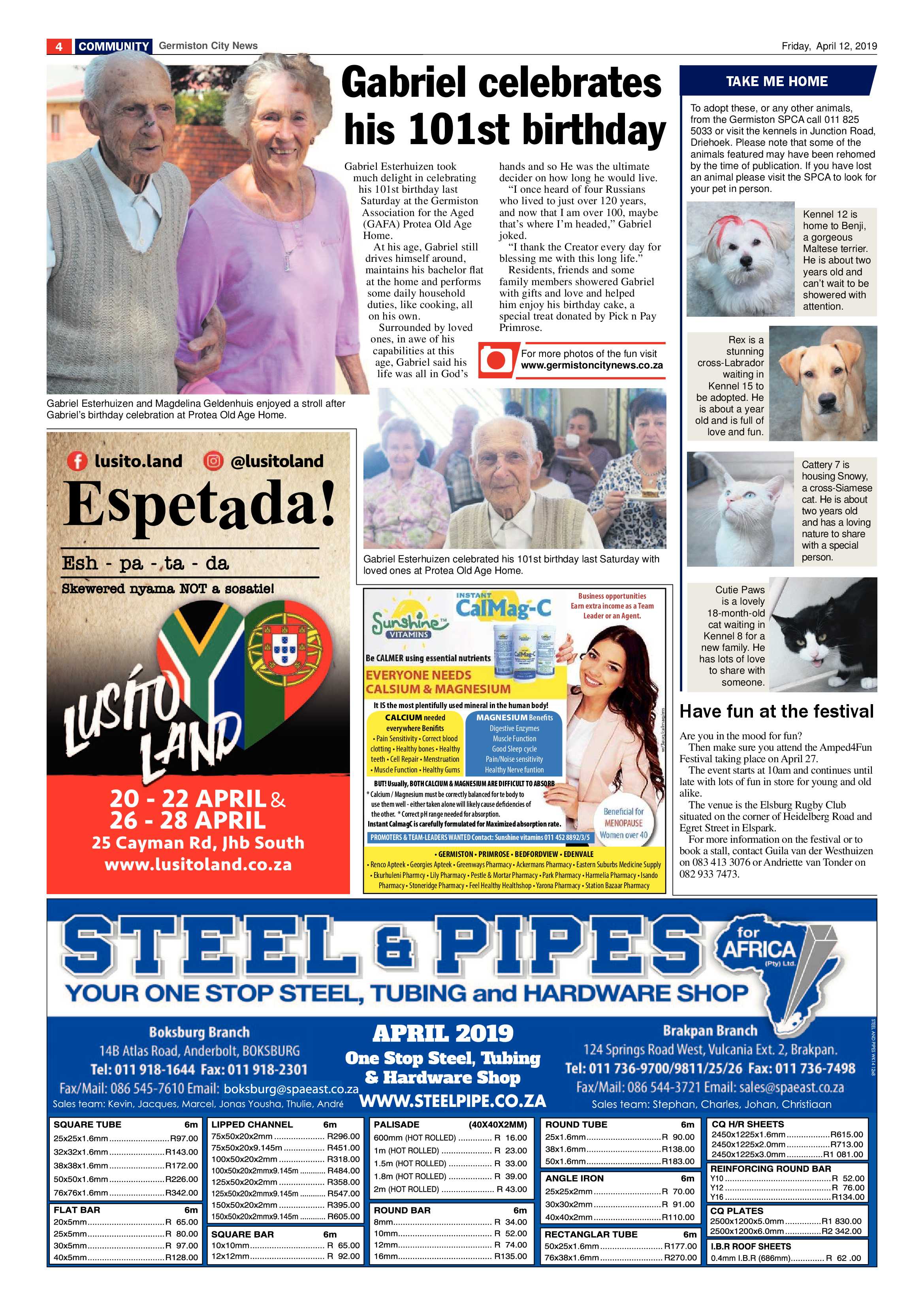 Germiston City News 10 April 2019 page 4