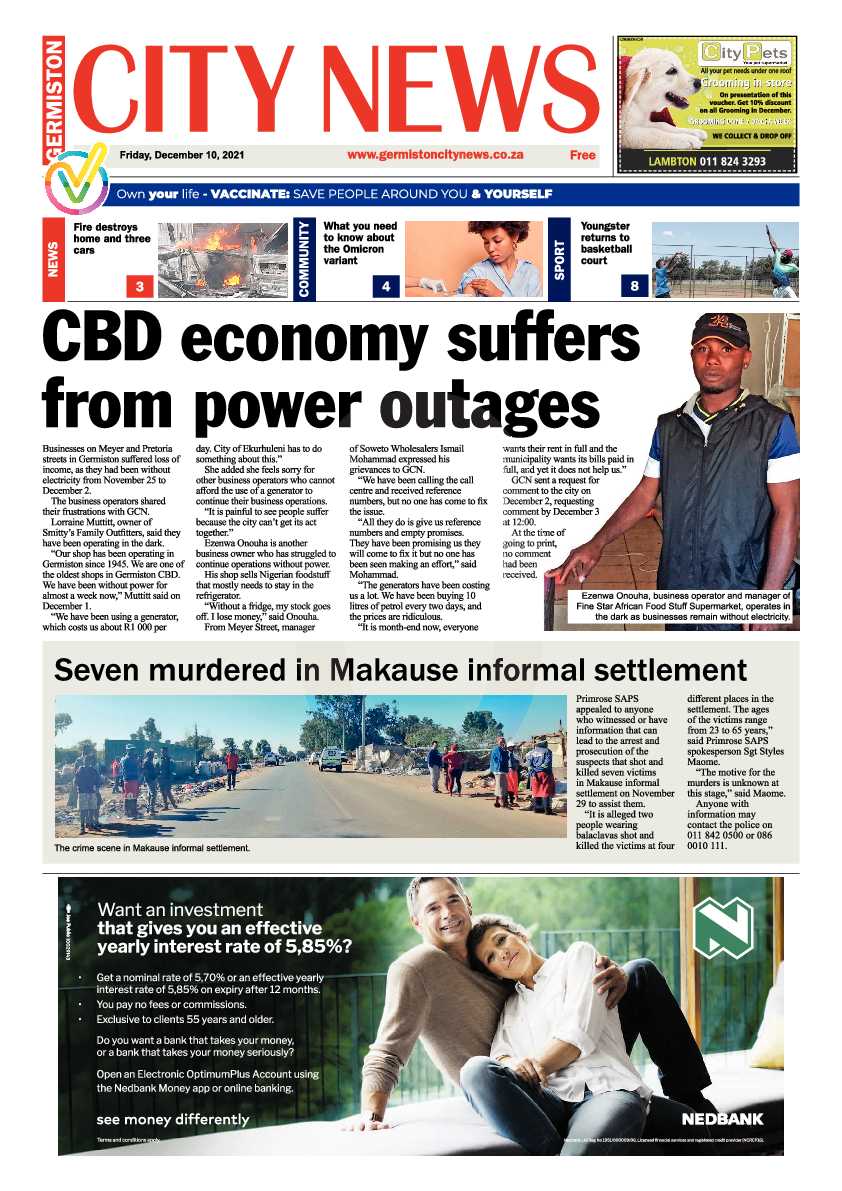 Germiston City News 10 December 2021 page 3