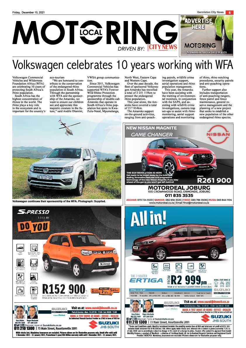 Germiston City News 10 December 2021 page 7