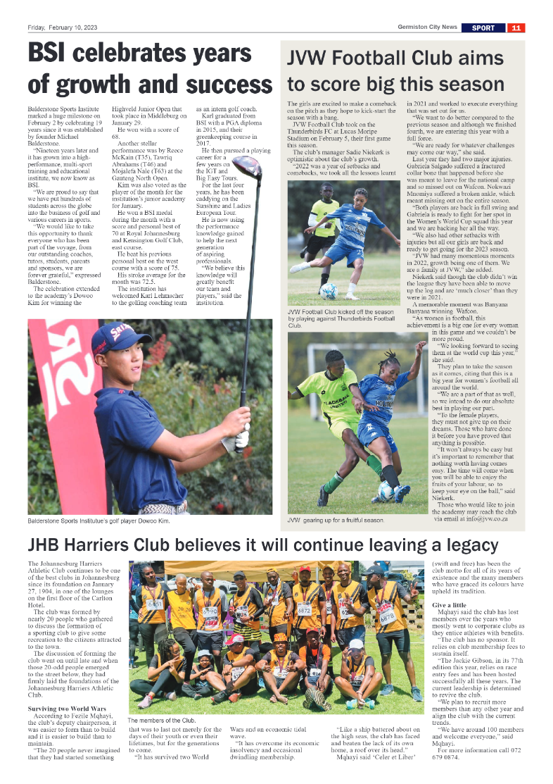 Germiston City News 10 February 2023 page 11