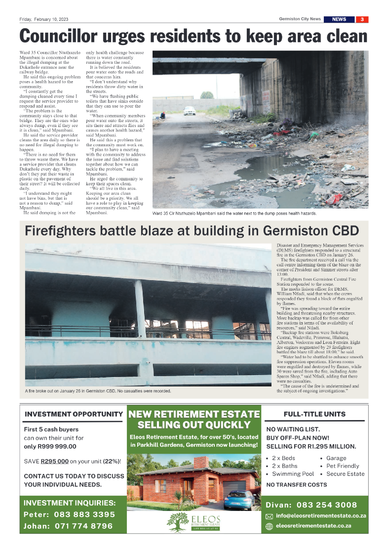 Germiston City News 10 February 2023 page 3