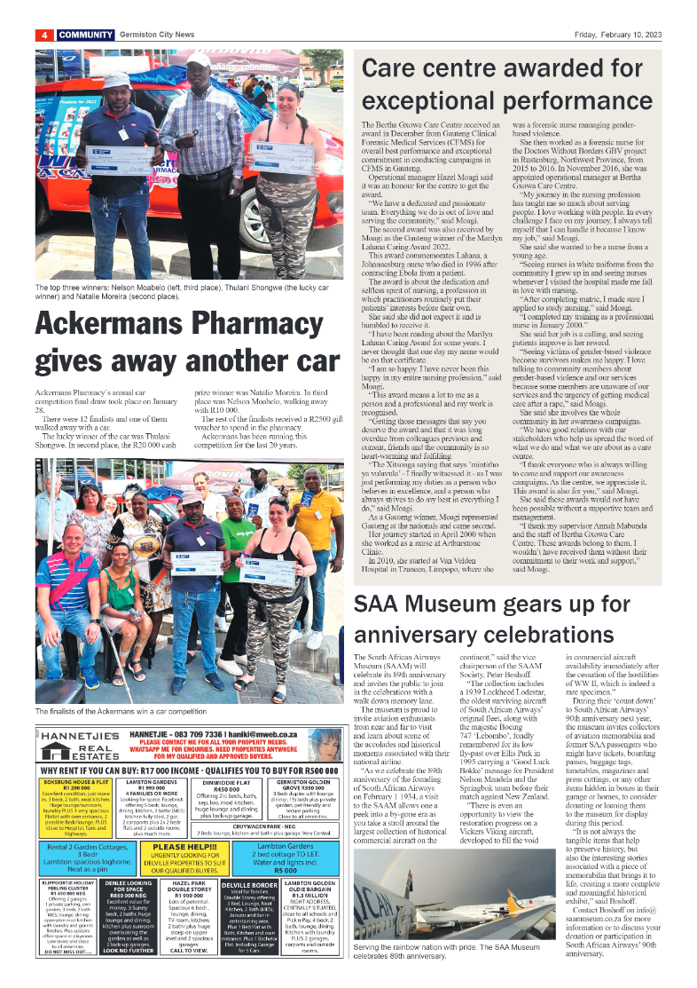 Germiston City News 10 February 2023 page 4