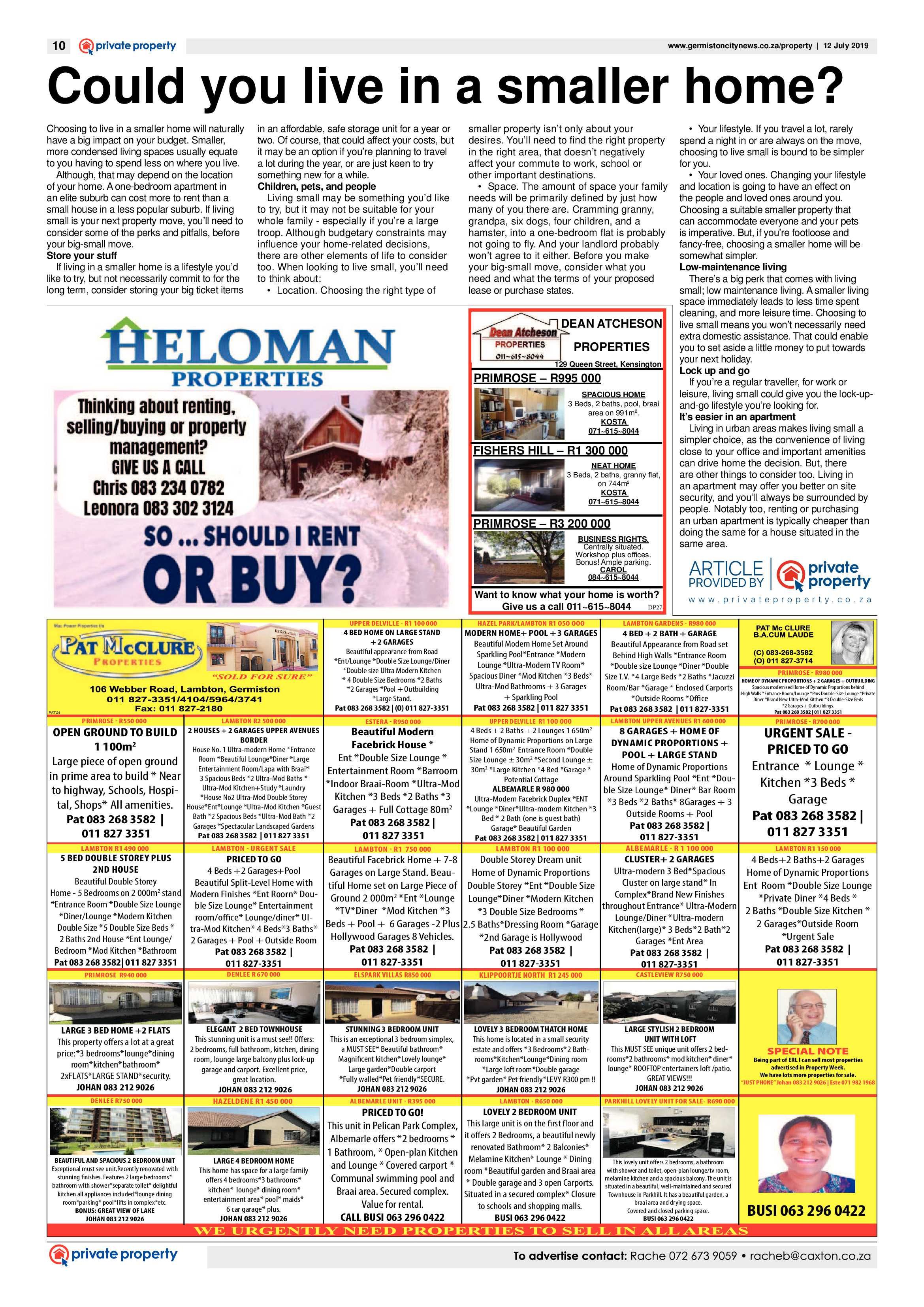 Germiston City News 10 July 2019 page 10