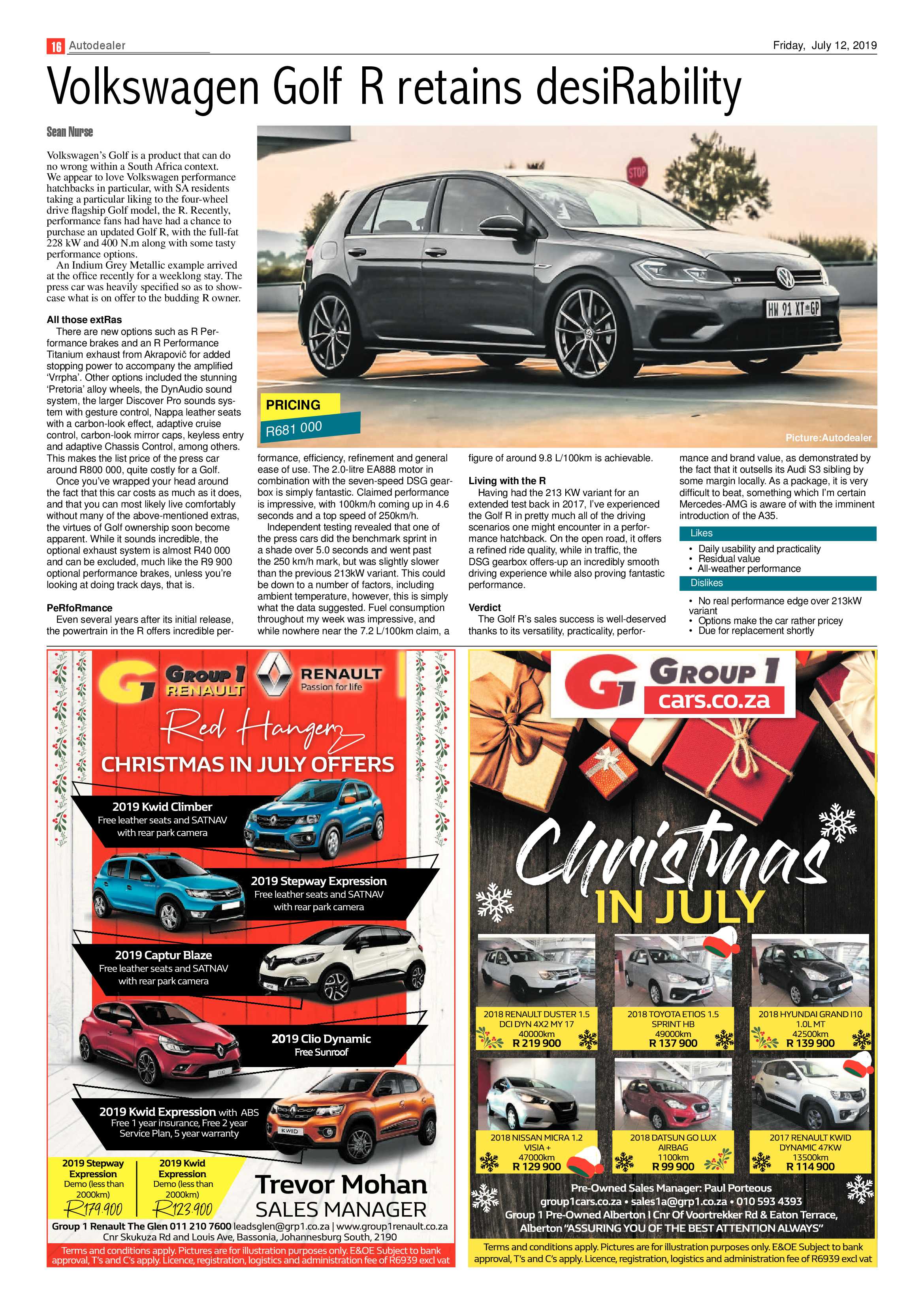 Germiston City News 10 July 2019 page 16
