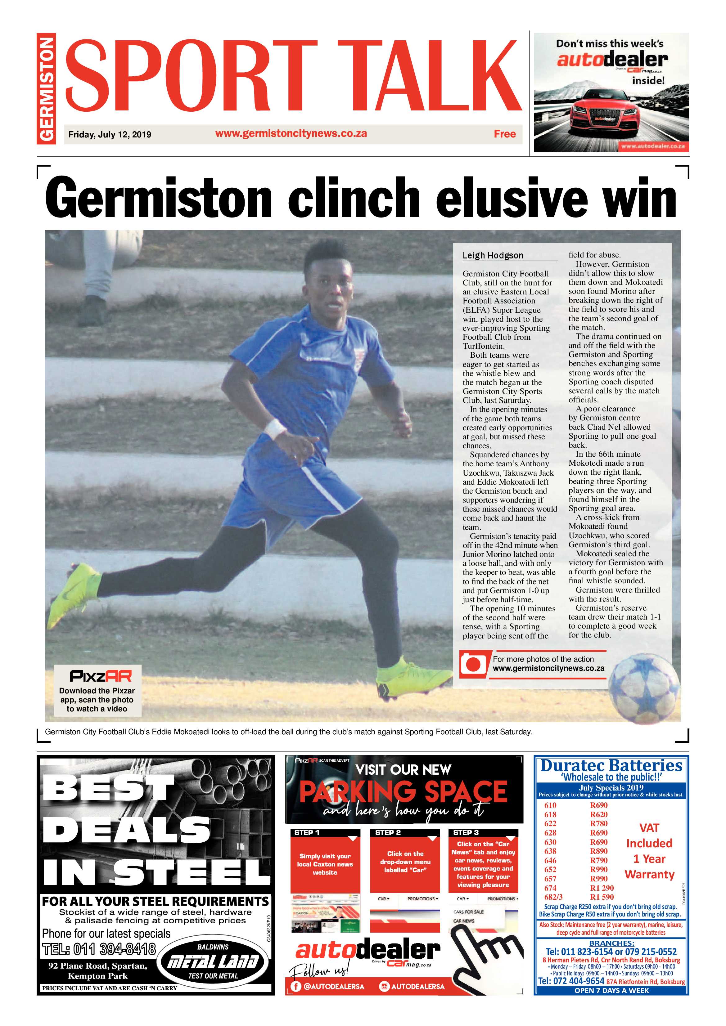 Germiston City News 10 July 2019 page 20