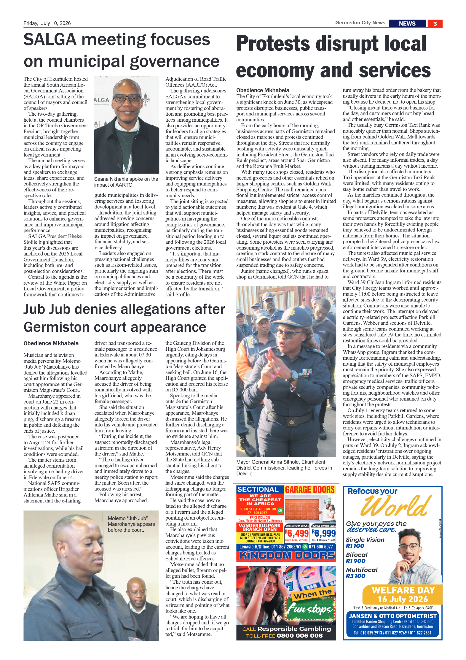 Germiston City News 10 July 2026 page 3
